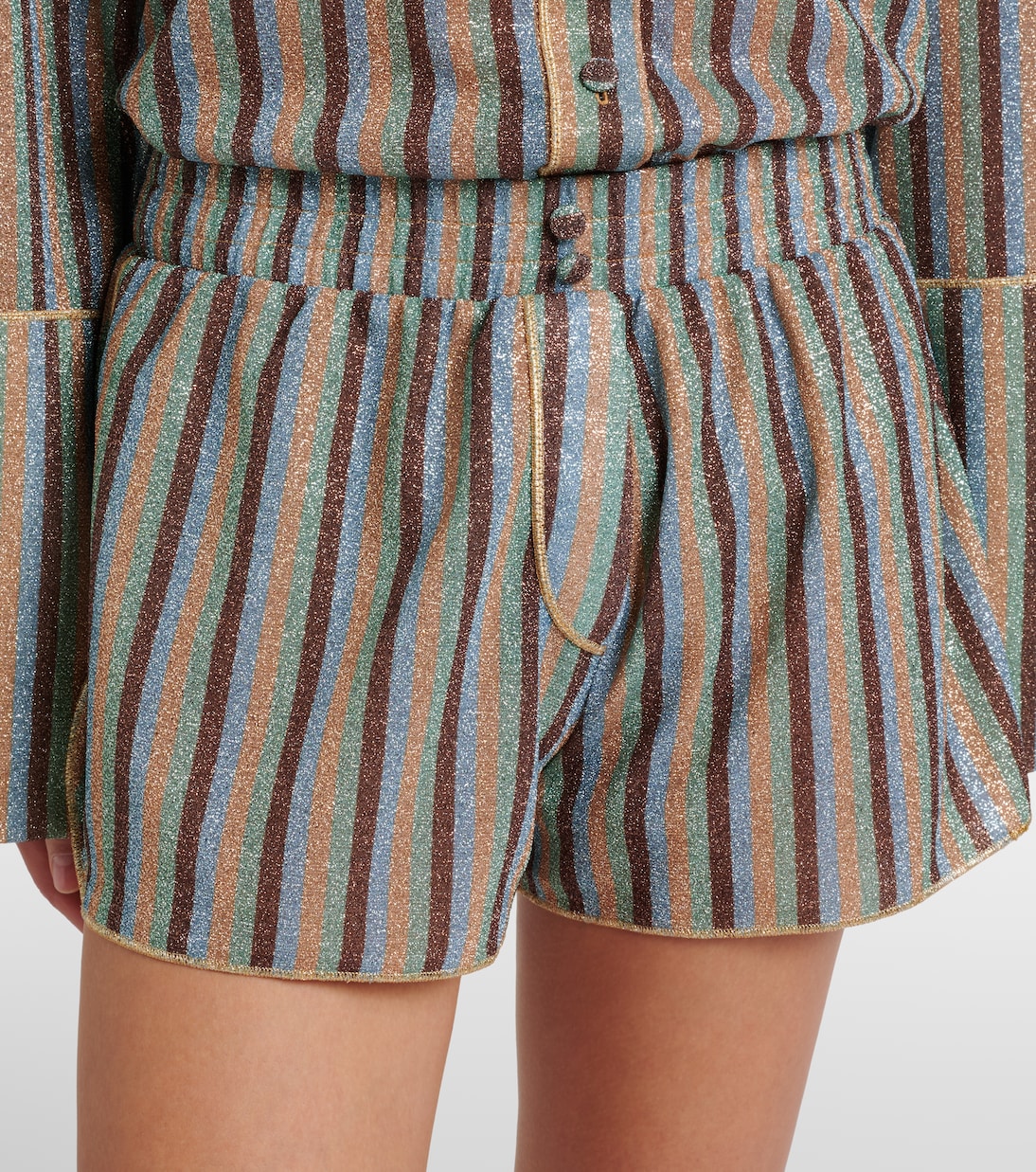 Lumière striped shorts | Oséree