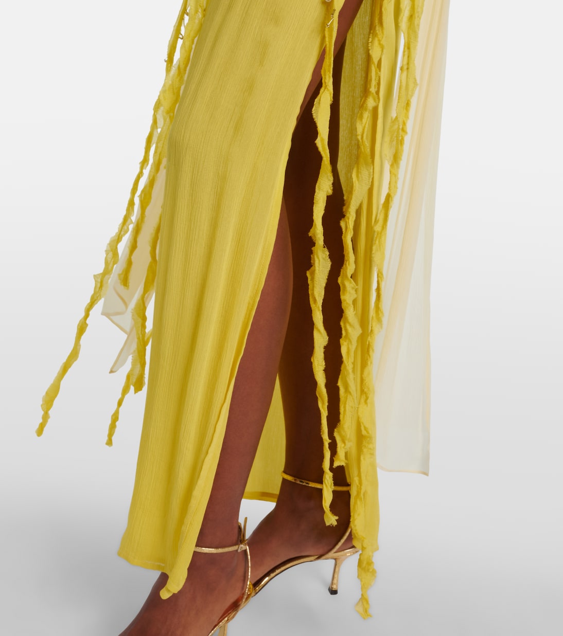 Embellished crepon maxi dress | Blumarine