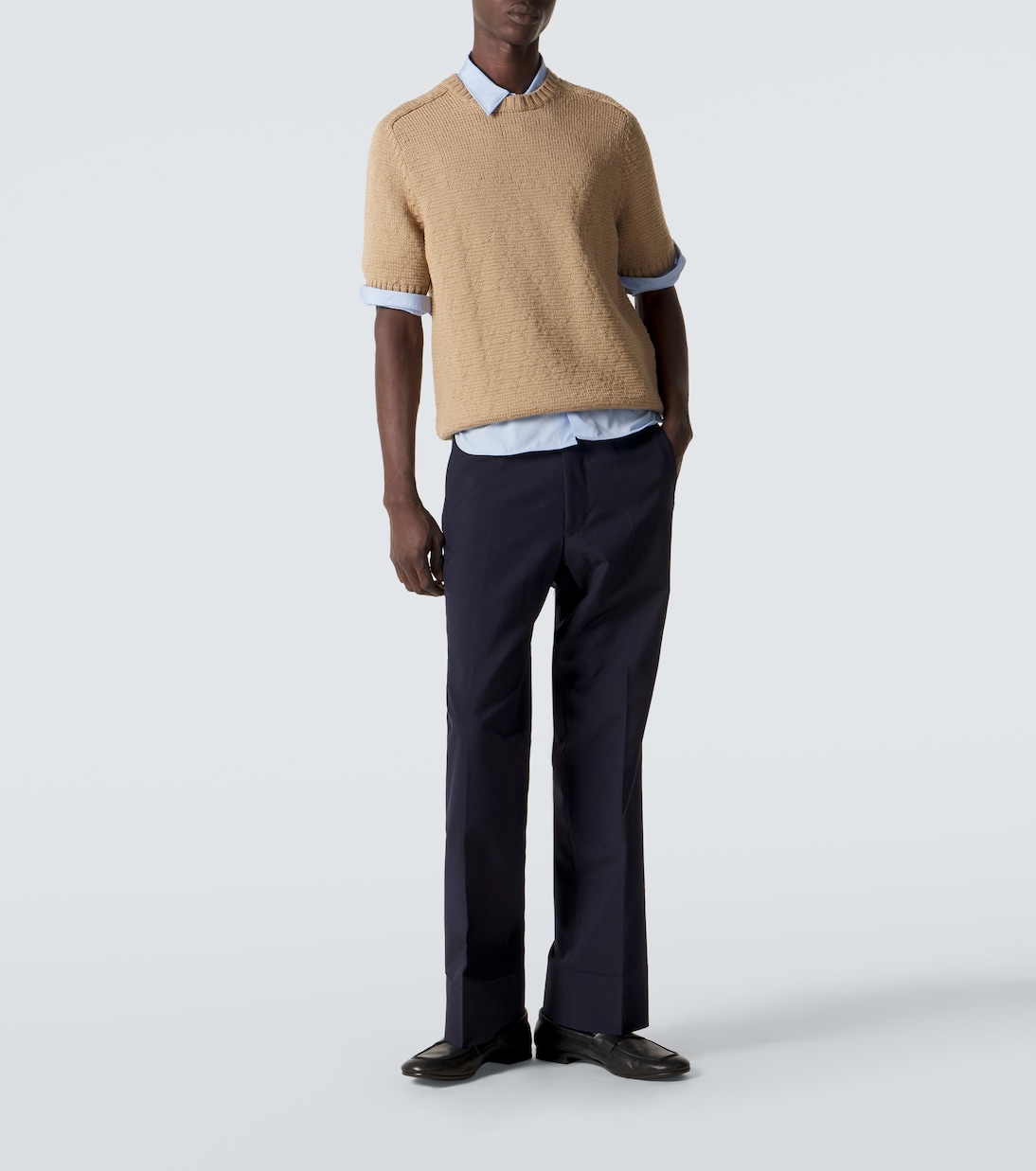 Gathered cotton shirt | Prada