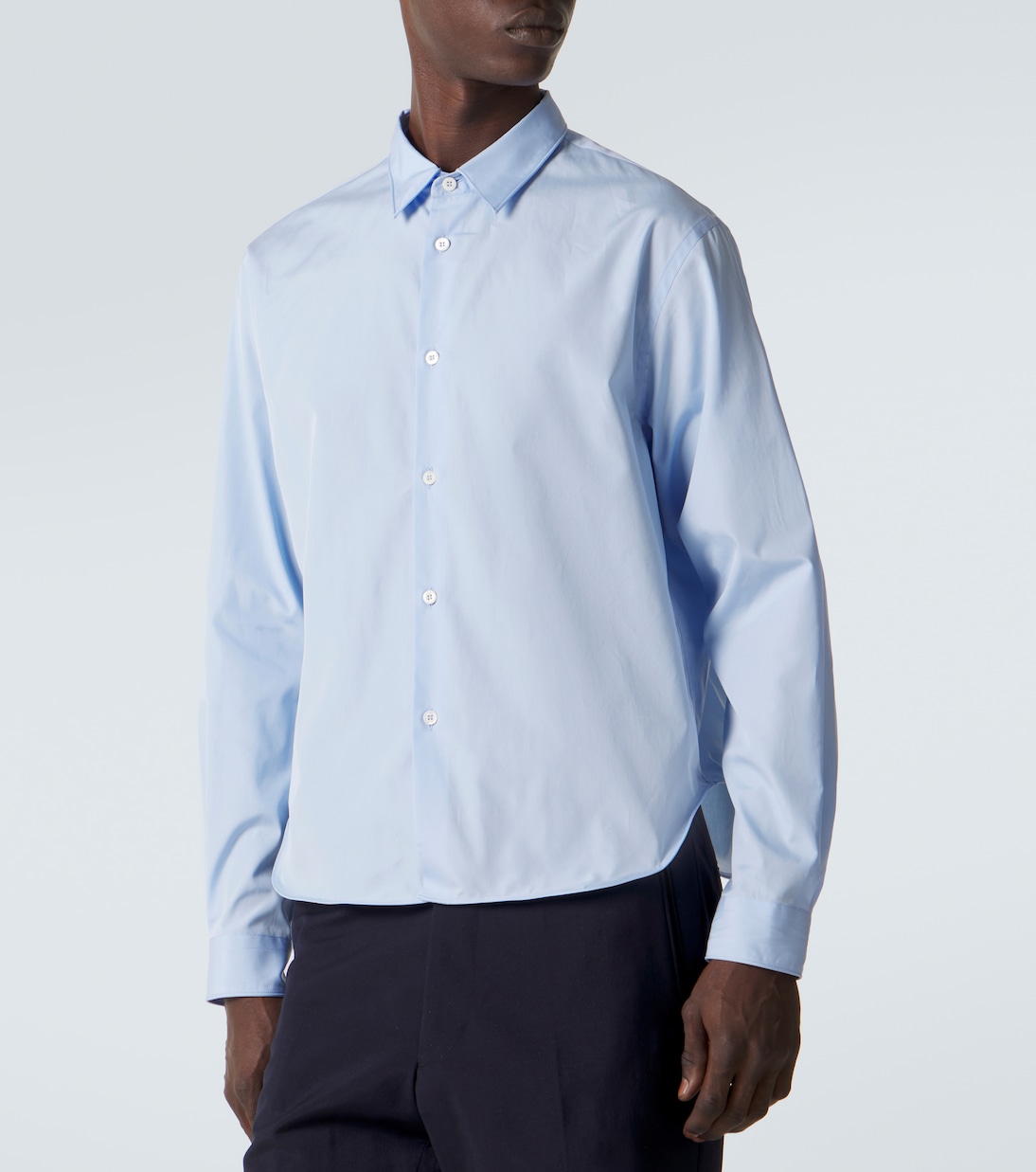 Gathered cotton shirt | Prada