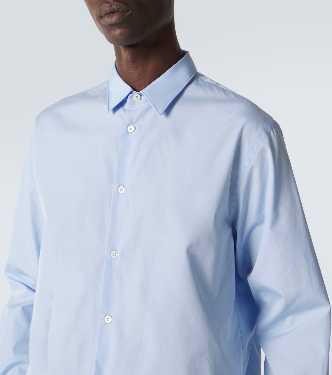 Gathered cotton shirt | Prada
