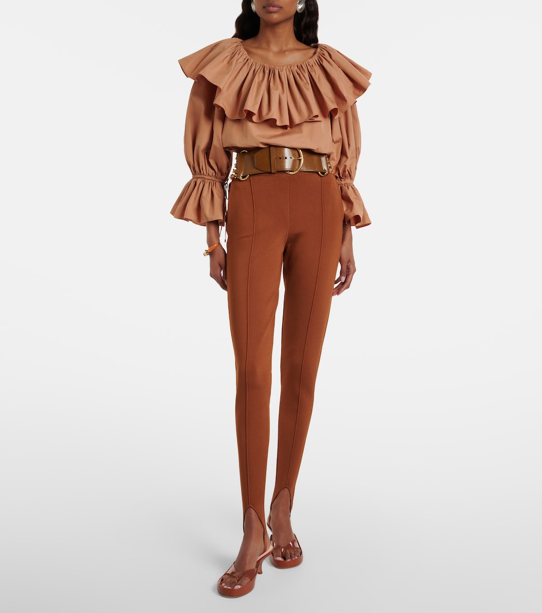 High-rise stirrup leggings | Chloé