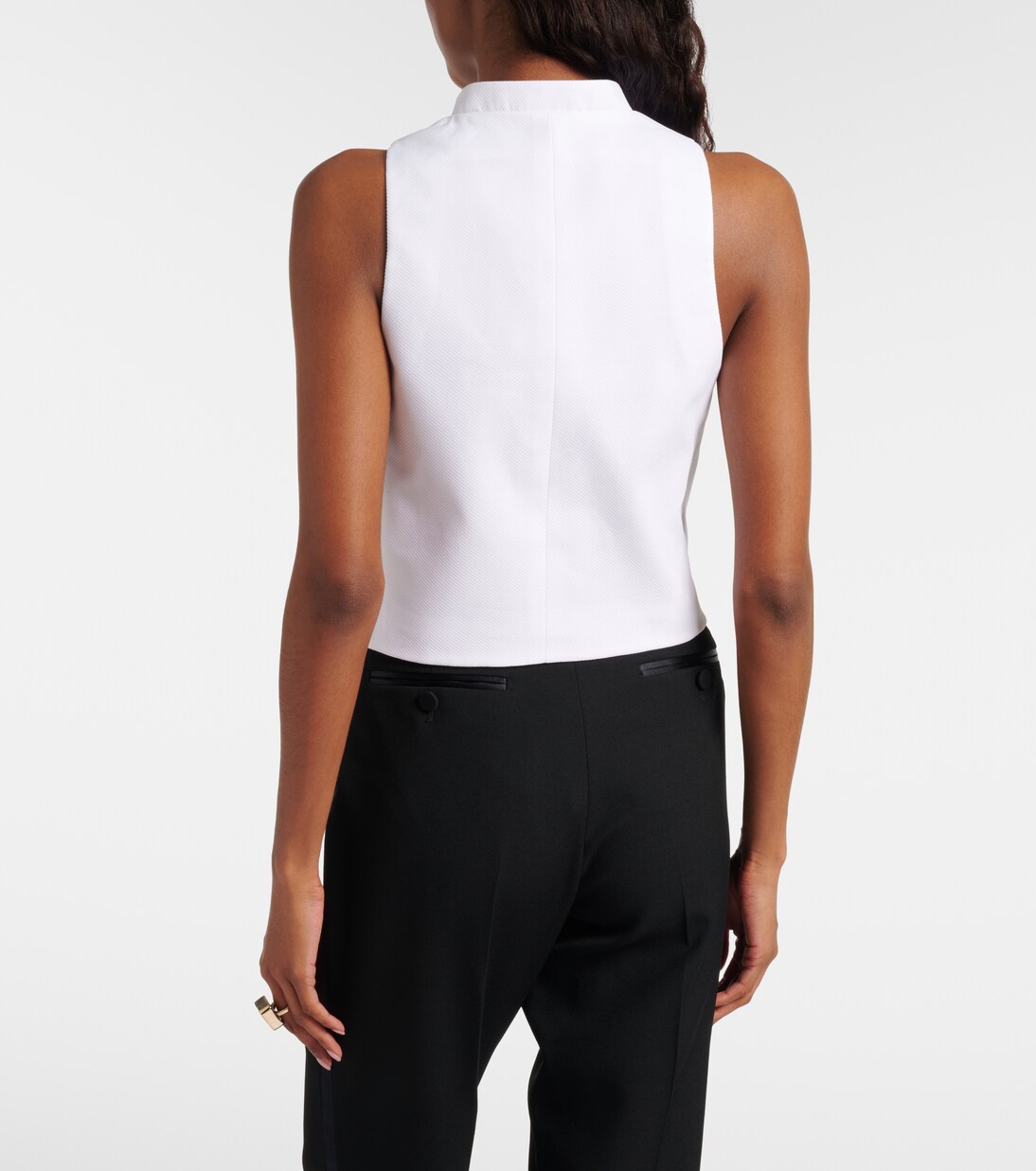 Cotton piqué waistcoat | Tom Ford