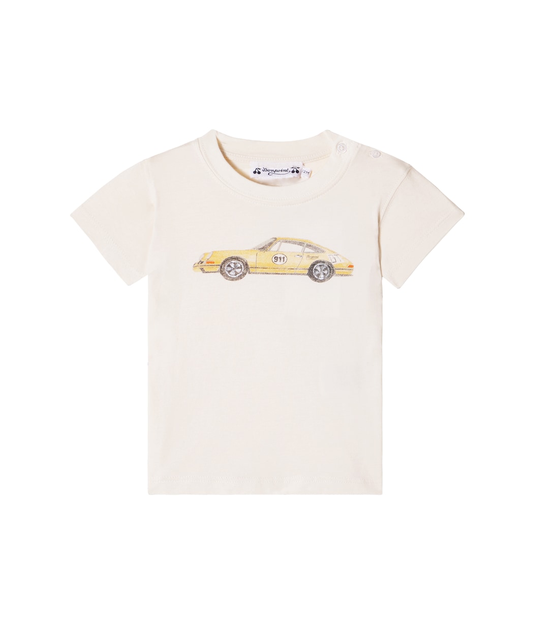X Porsche Baby T-Shirt Tom aus Baumwolle | Bonpoint