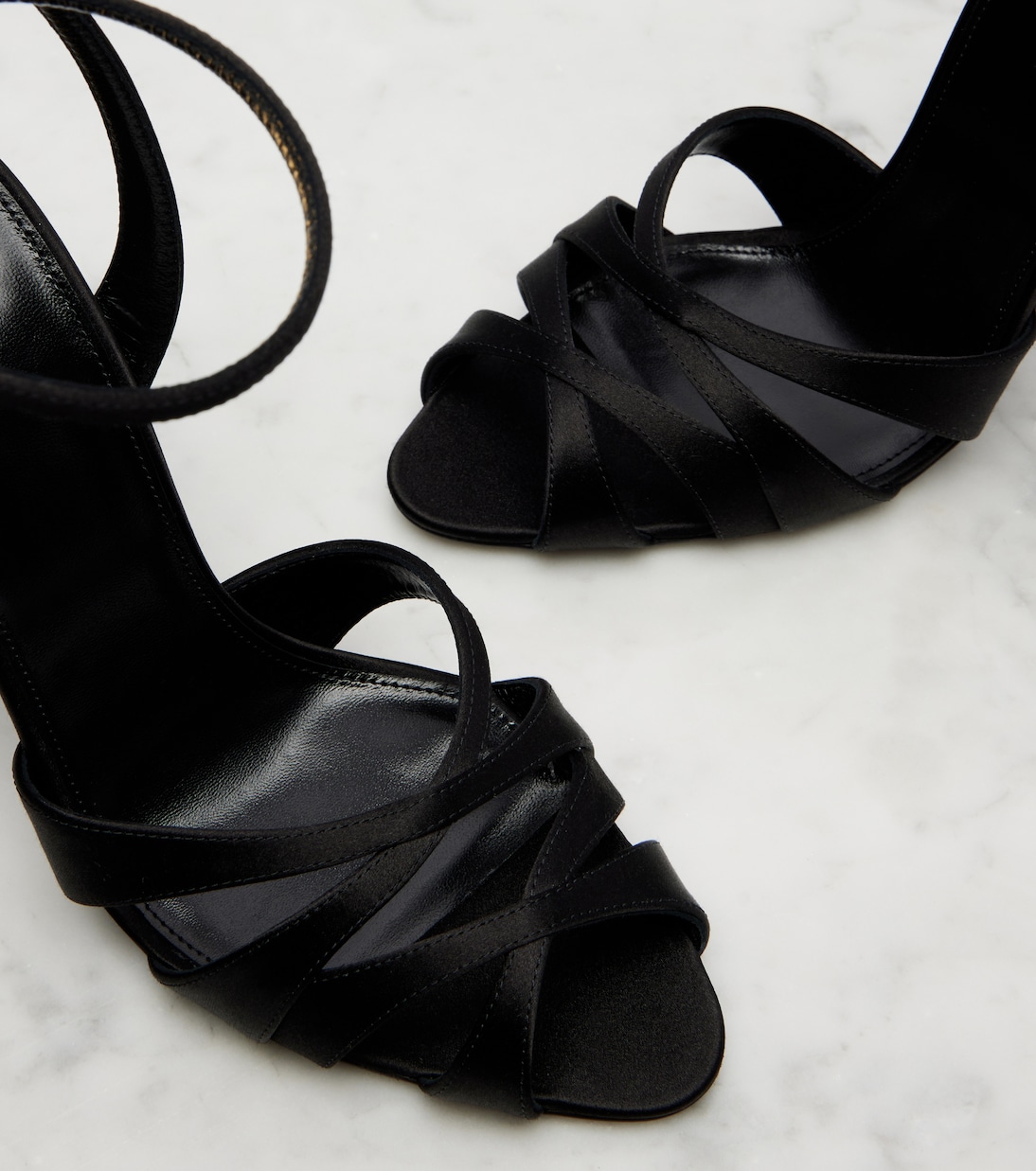 Sandalen aus Satin | Saint Laurent