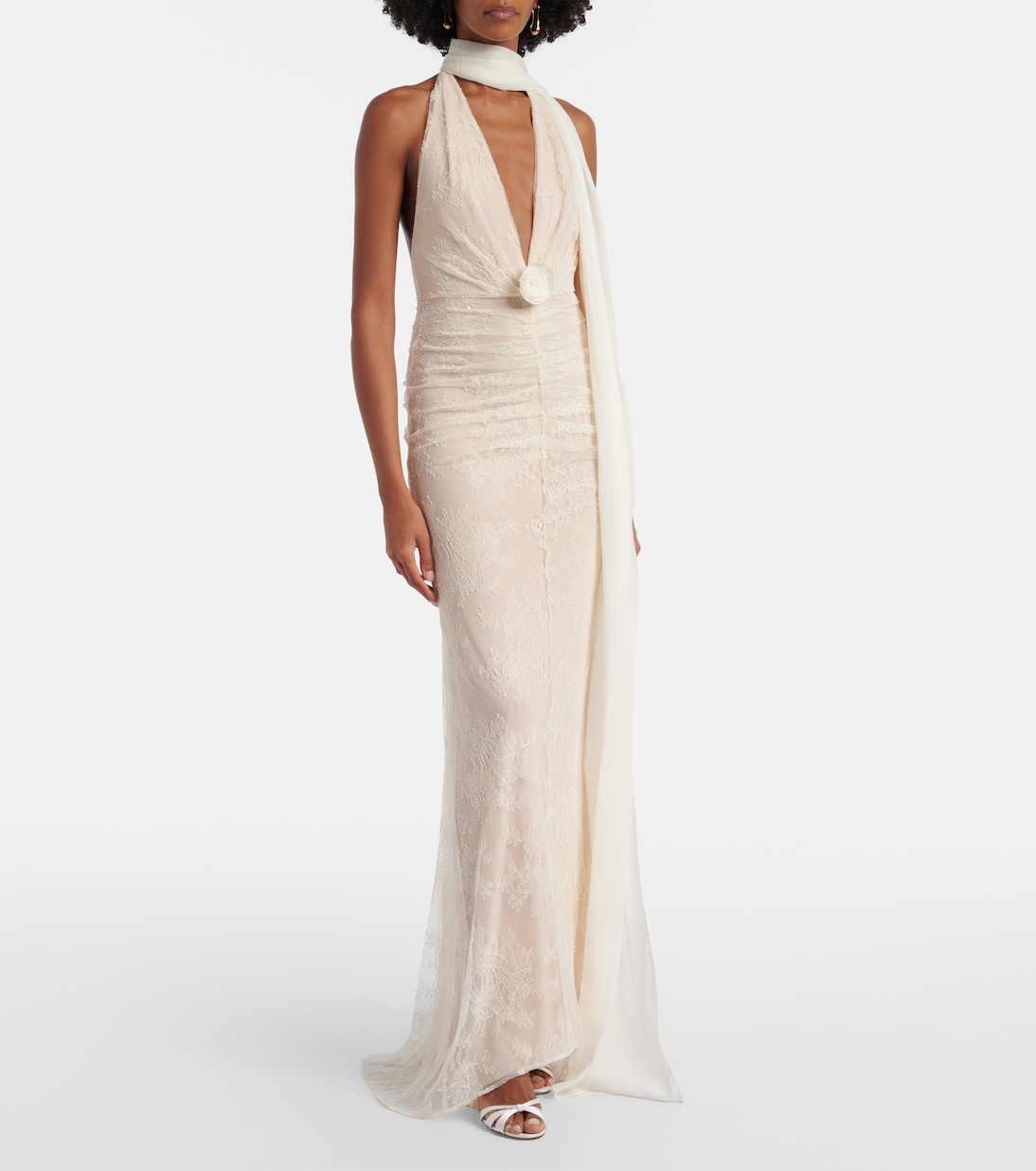 Bridal Amora lace tulle gown | De La Vali