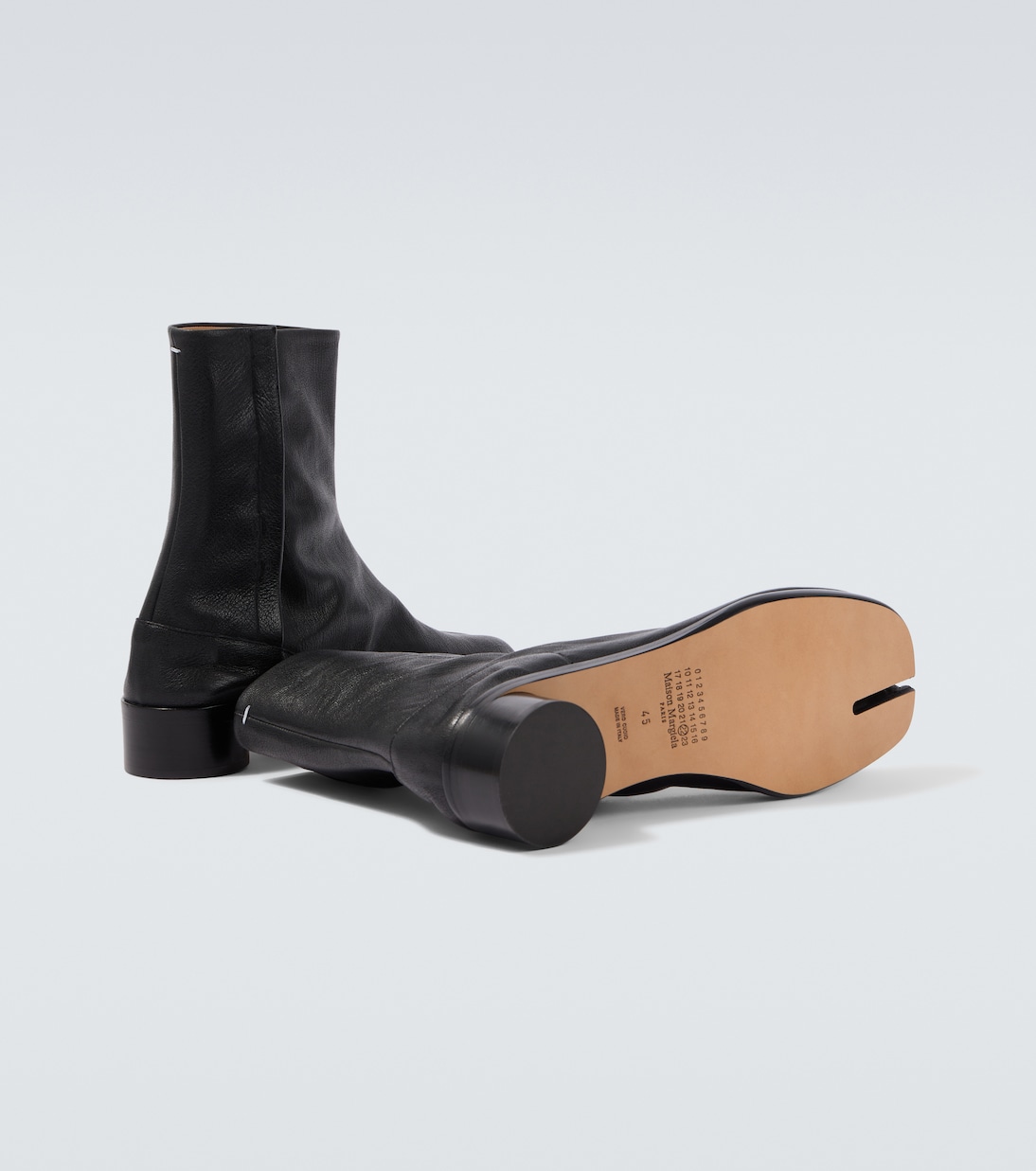 Tabi leather ankle boots | Maison Margiela