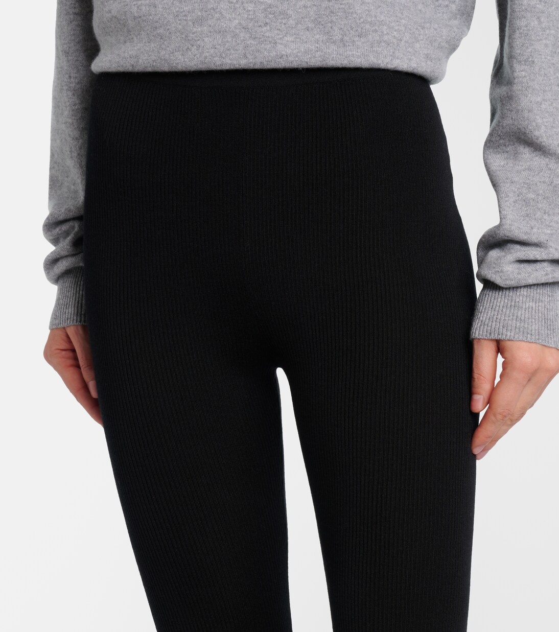 Leggings aus Wolle, Kaschmir und Seide | Saint Laurent