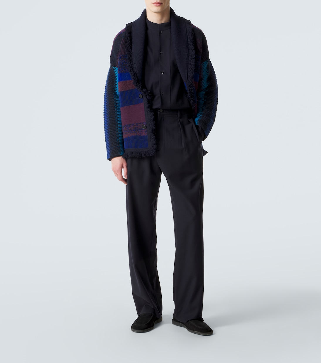 x Alanui wool straight pants | Giorgio Armani