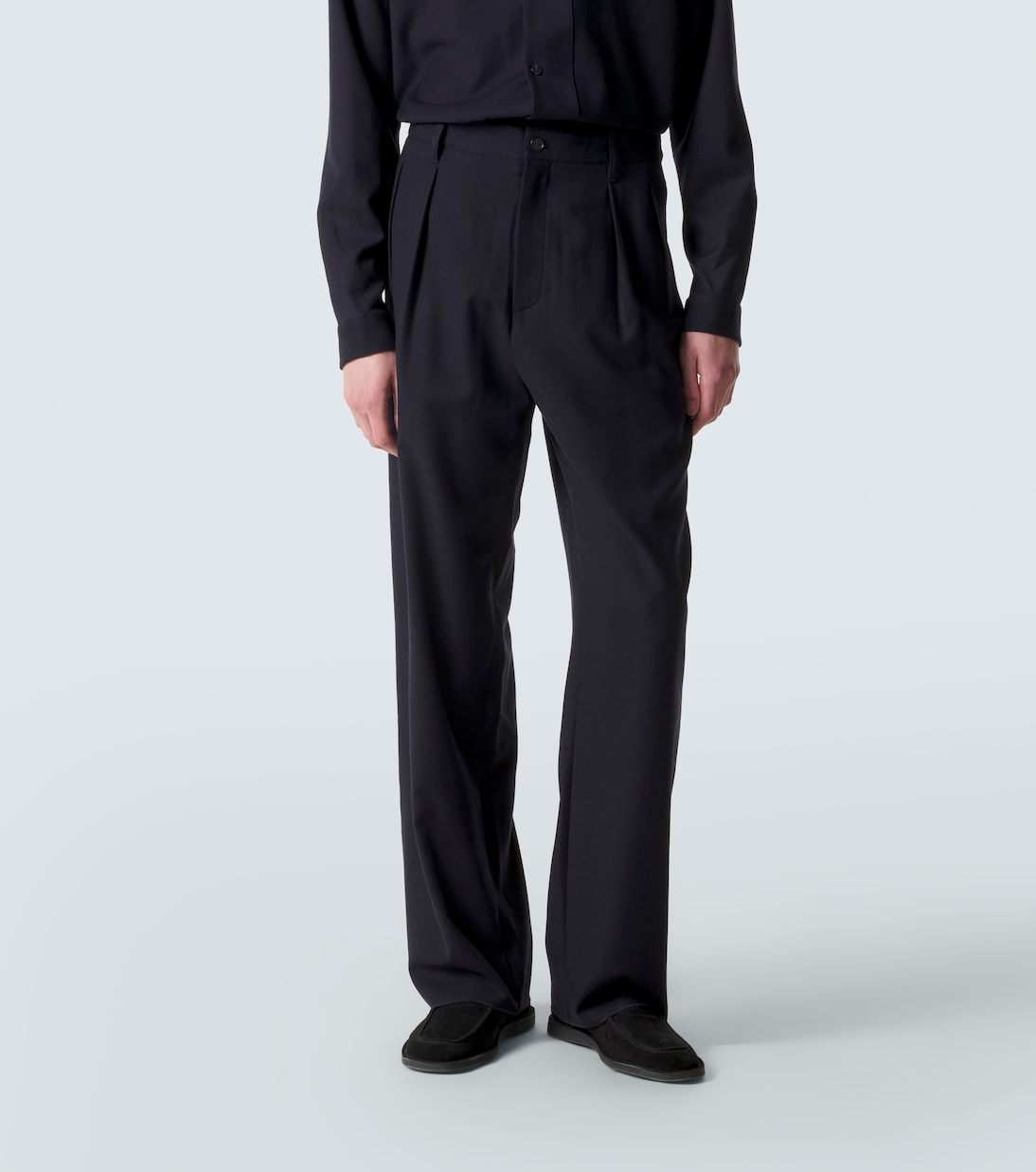 x Alanui wool straight pants | Giorgio Armani