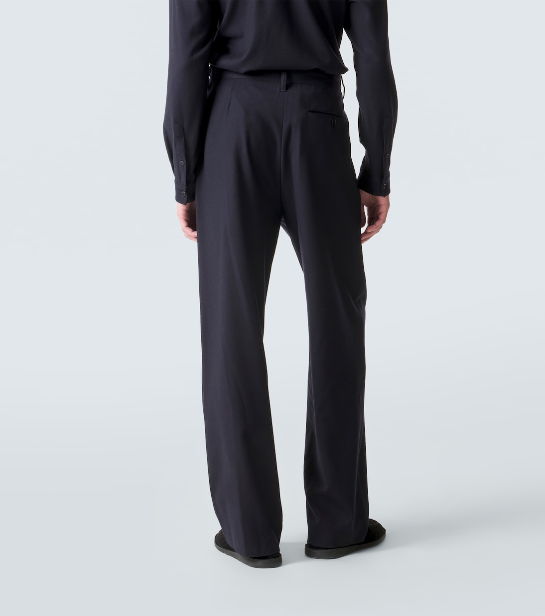 x Alanui wool straight pants | Giorgio Armani