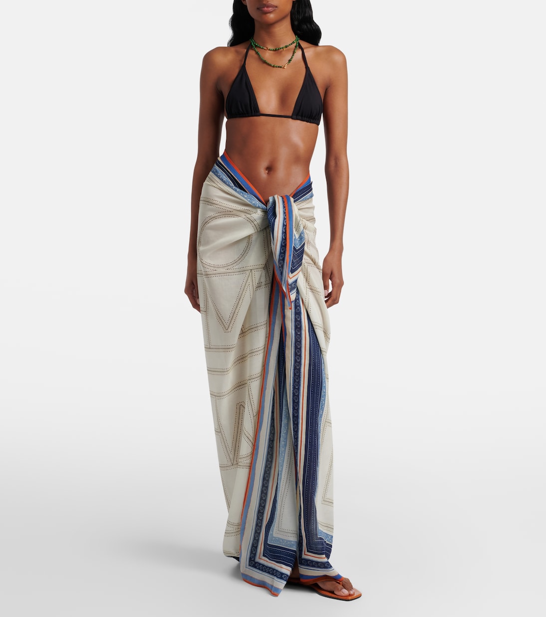 Collector printed beach cover-up | Toteme