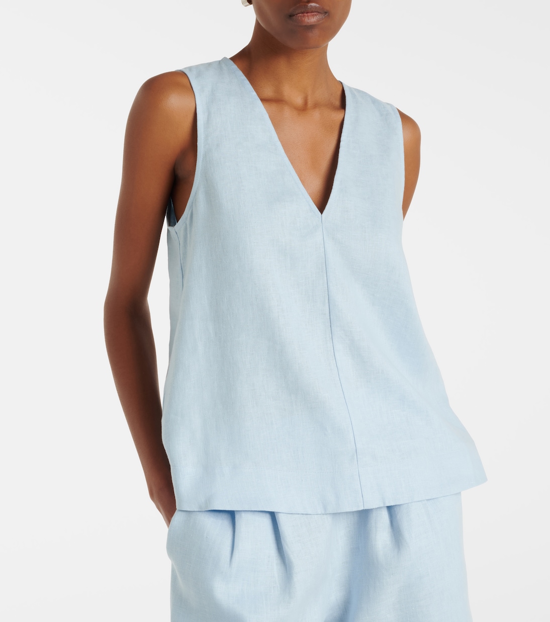 Manta linen top | Asceno