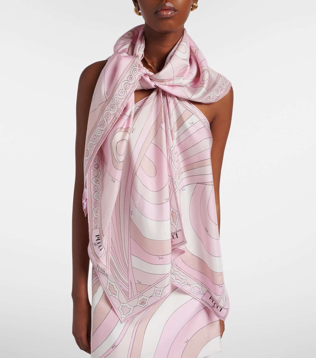 Tuch Occhi aus Seiden-Twill | Pucci