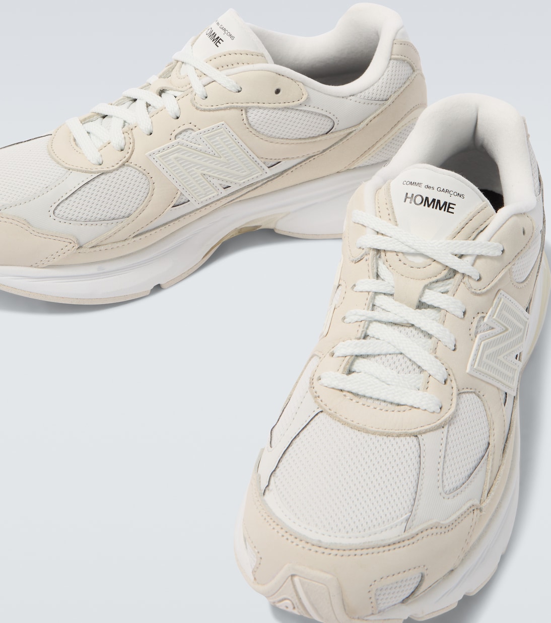 x New Balance 2010 leather-trimmed sneakers | Comme des Garçons Homme