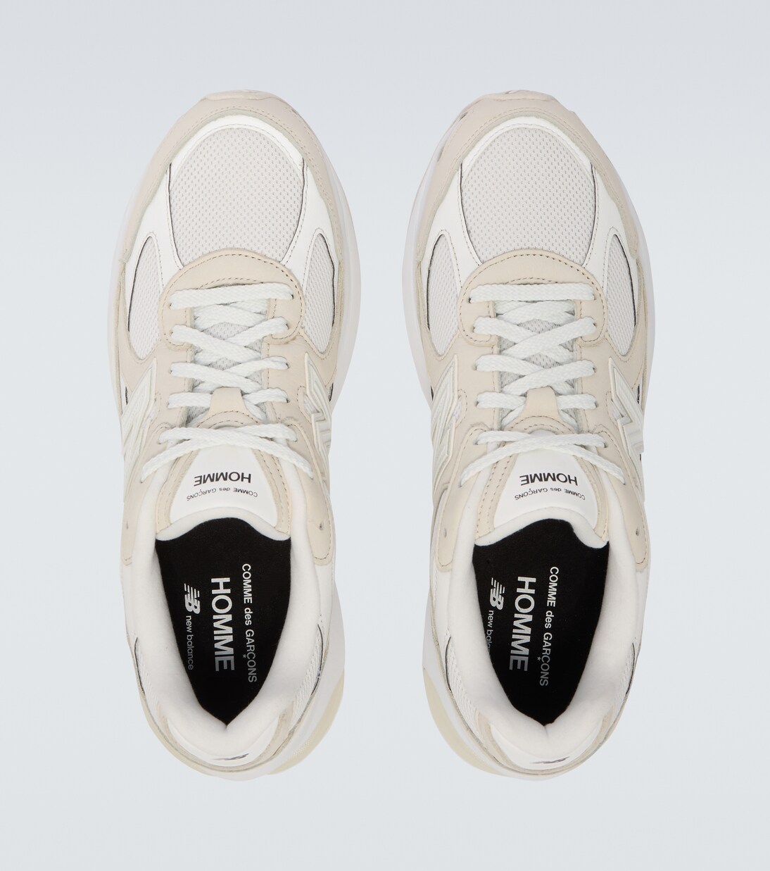 x New Balance 2010 leather-trimmed sneakers | Comme des Garçons Homme