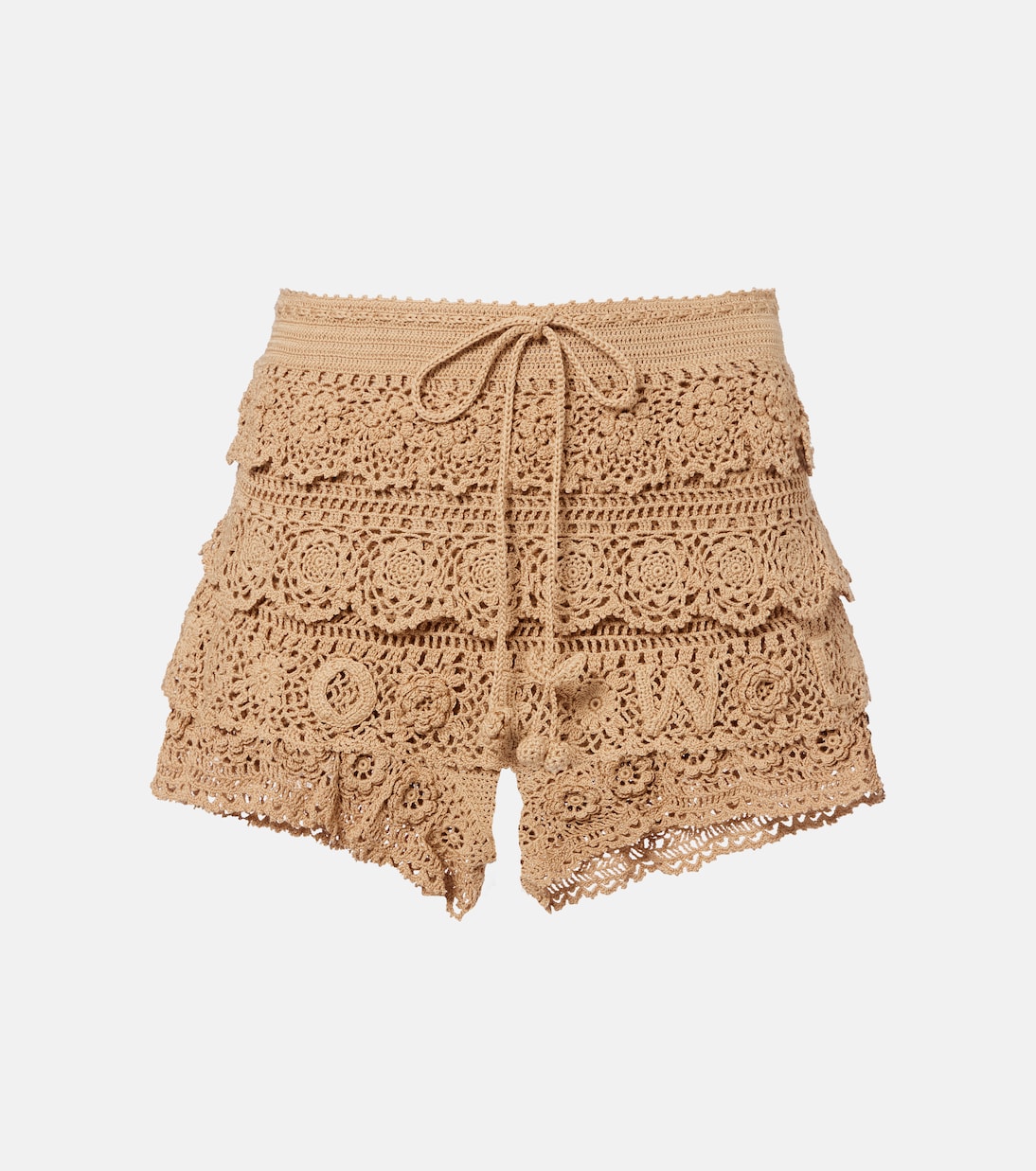 Paula's Ibiza crochet cotton micro shorts | Loewe