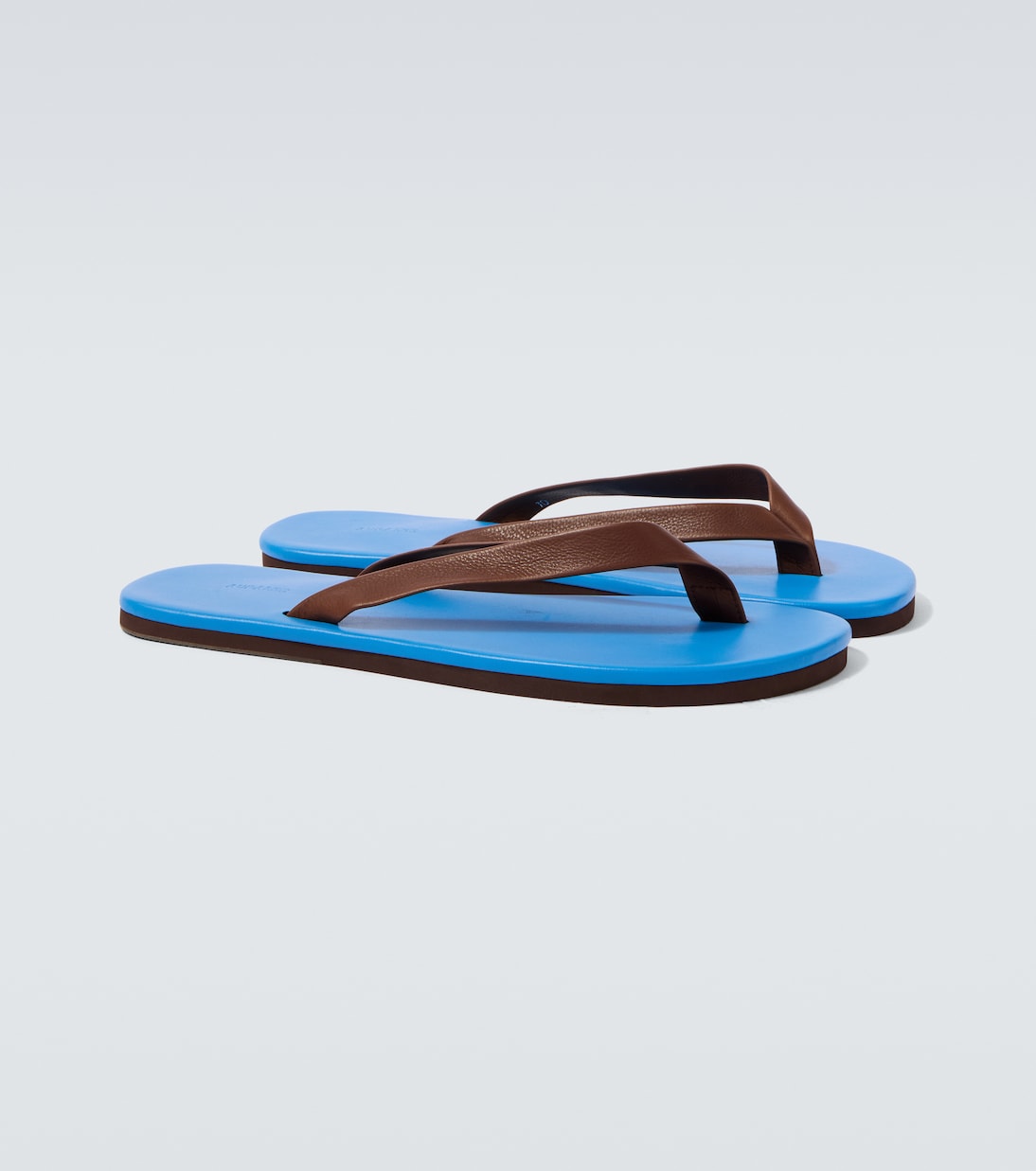 Leather thong sandals | Auralee