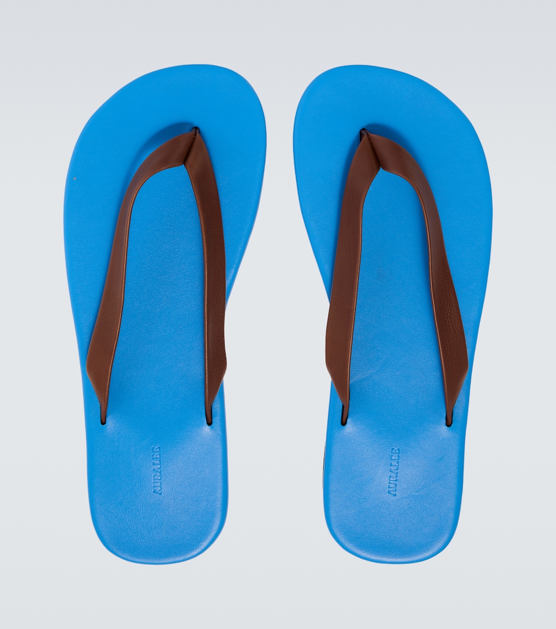 Leather thong sandals | Auralee