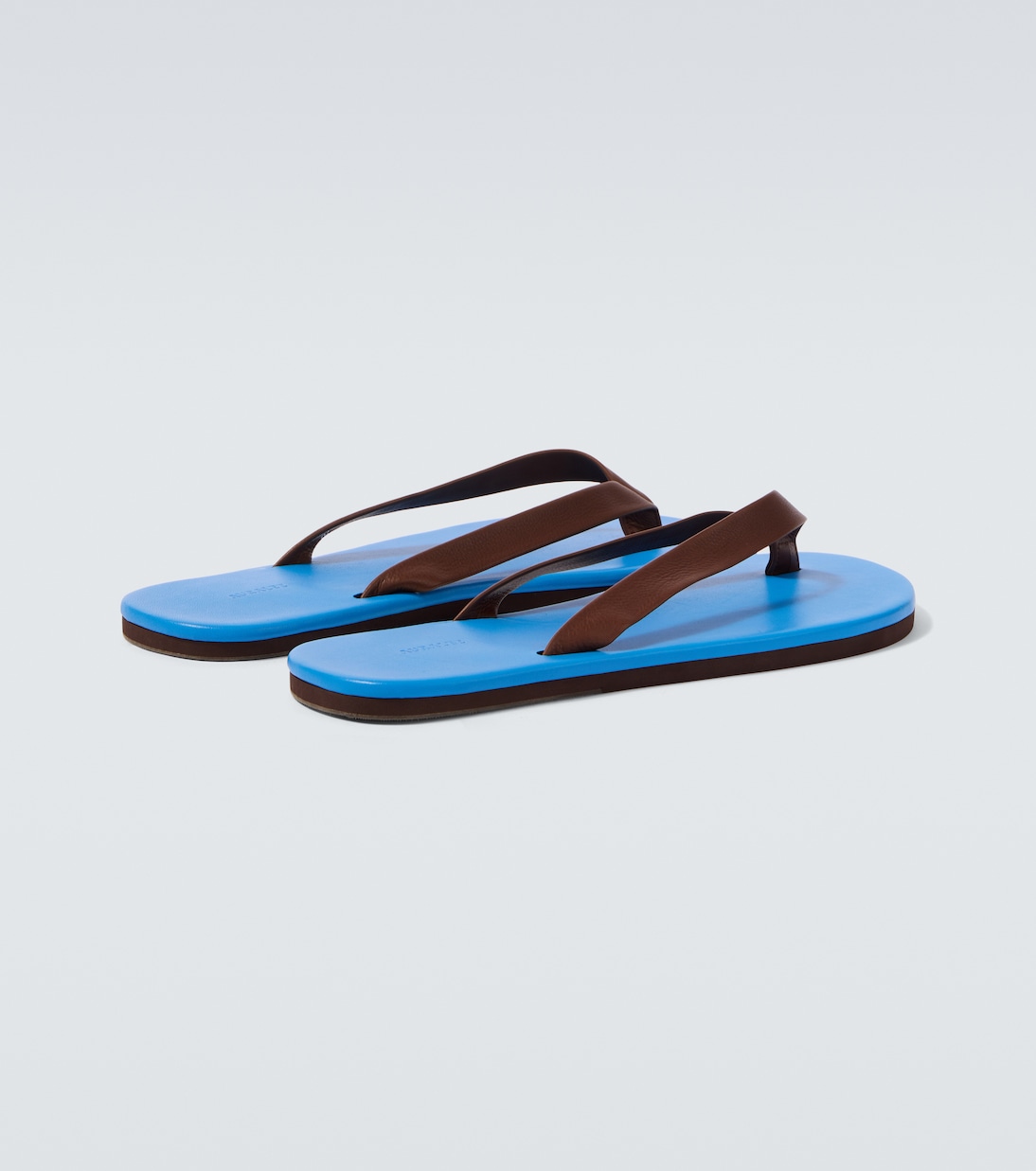 Leather thong sandals | Auralee