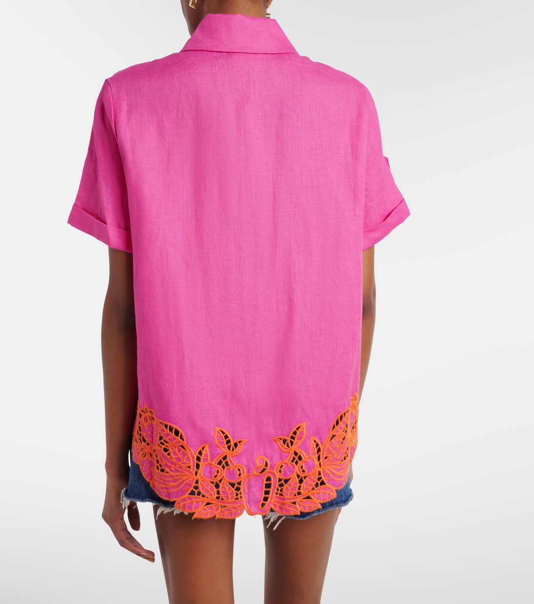 Broderie anglaise linen shirt | Farm Rio