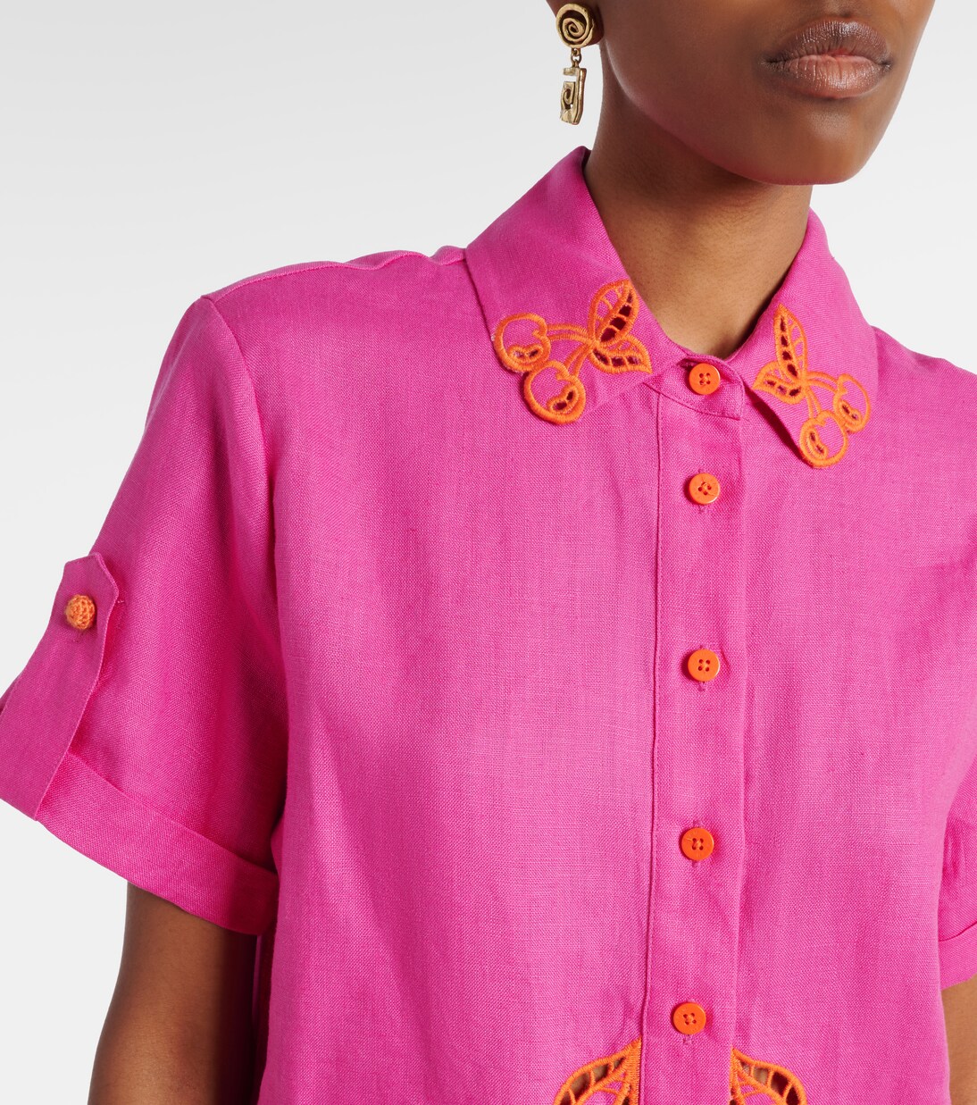 Broderie anglaise linen shirt | Farm Rio