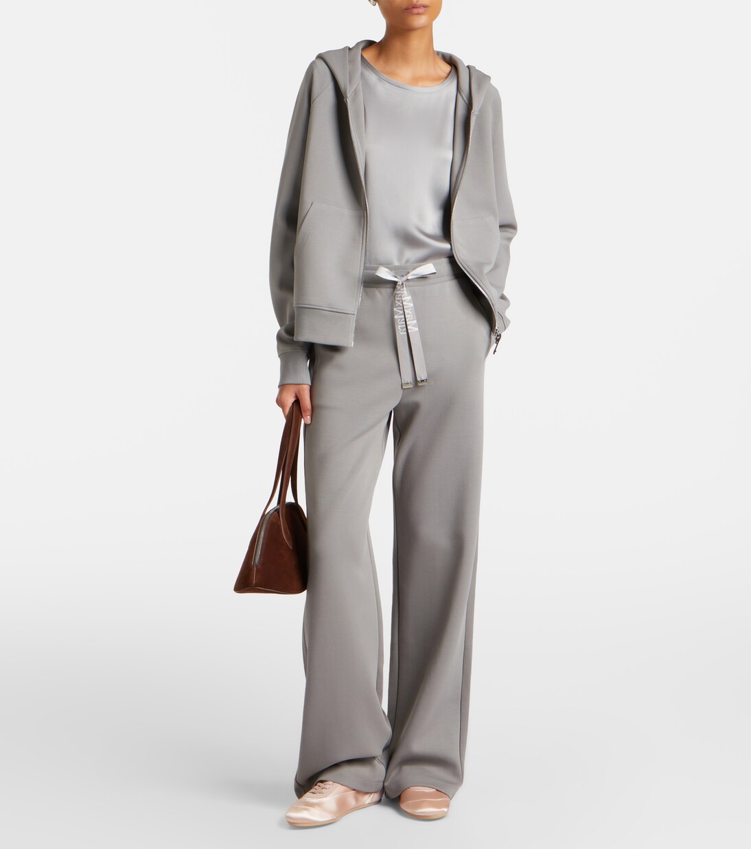 Cotton-blend wide-leg sweatpants | 'S Max Mara