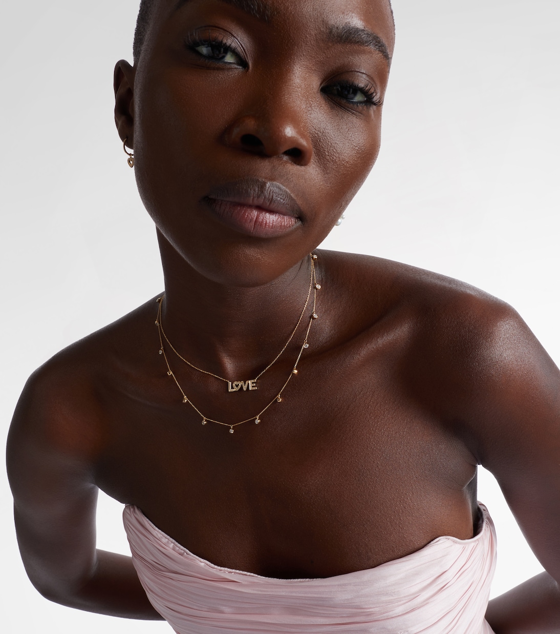 Love 18kt gold necklace with diamonds | Sophie Bille Brahe