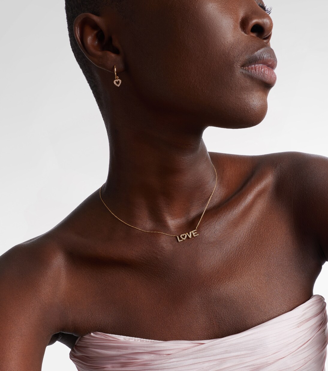 Love 18kt gold necklace with diamonds | Sophie Bille Brahe