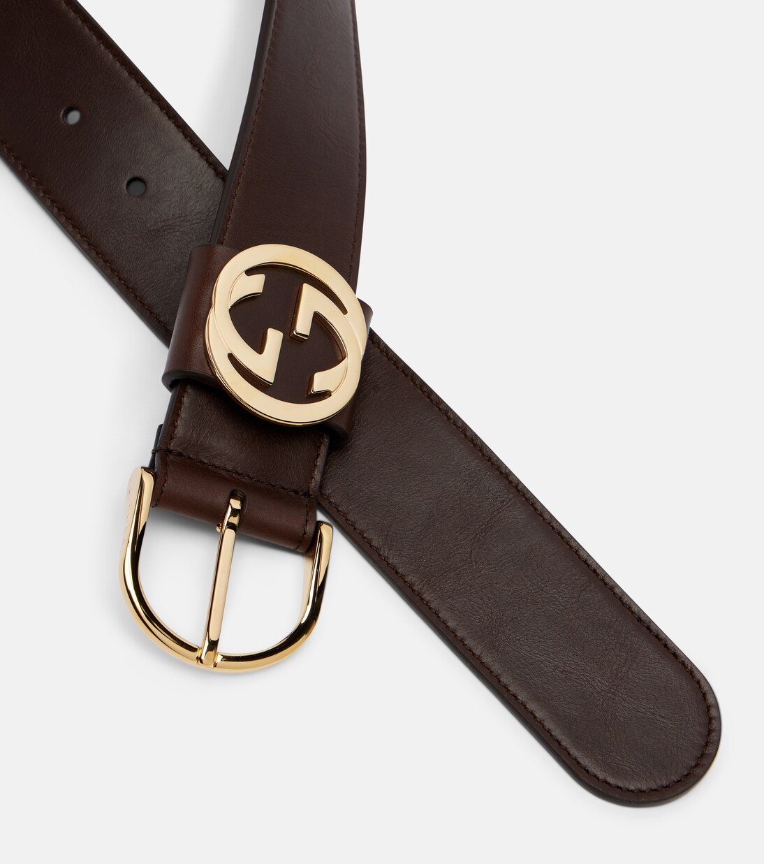 Interlocking G leather belt | Gucci