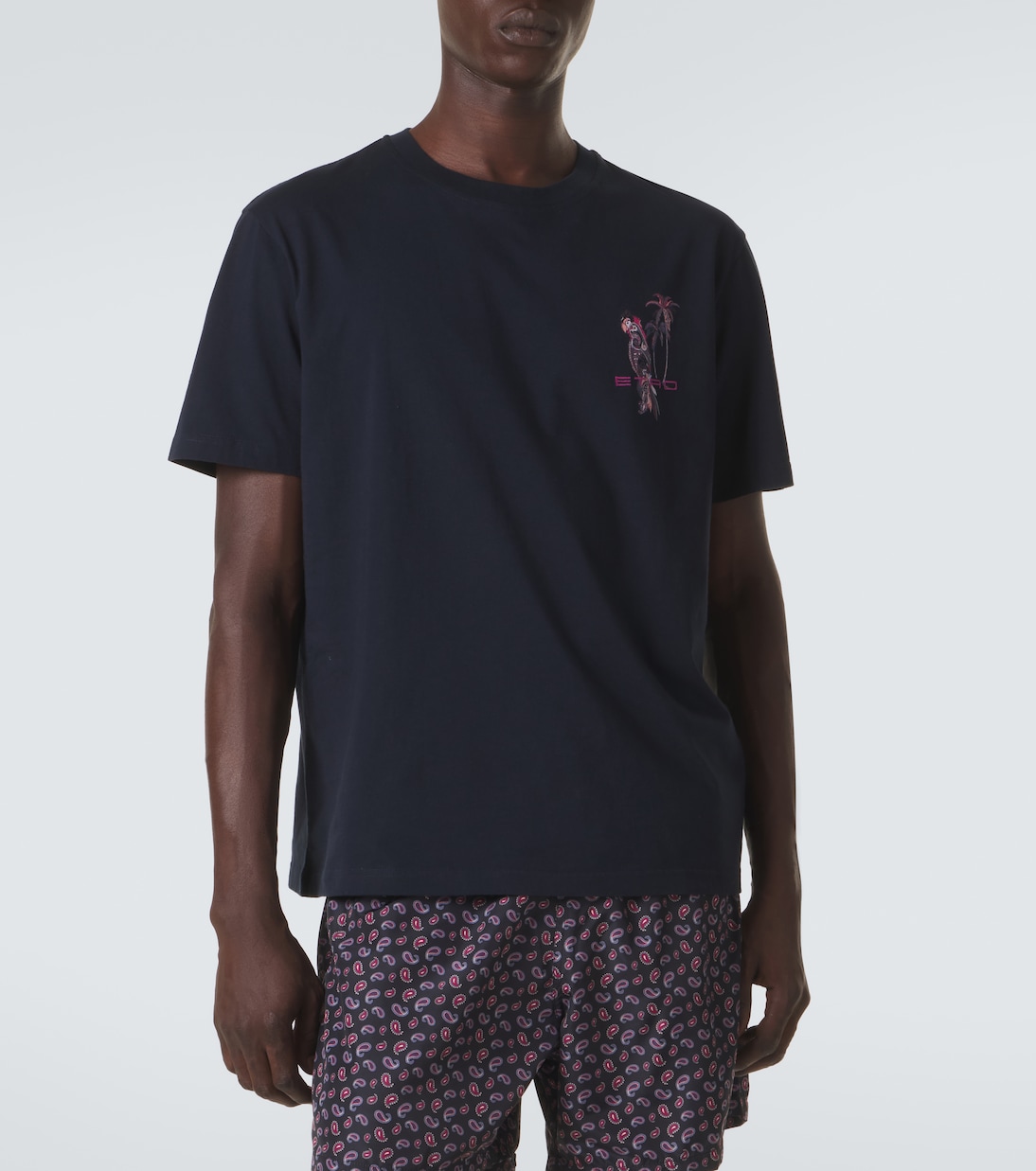 Printed cotton jersey T-shirt | Etro