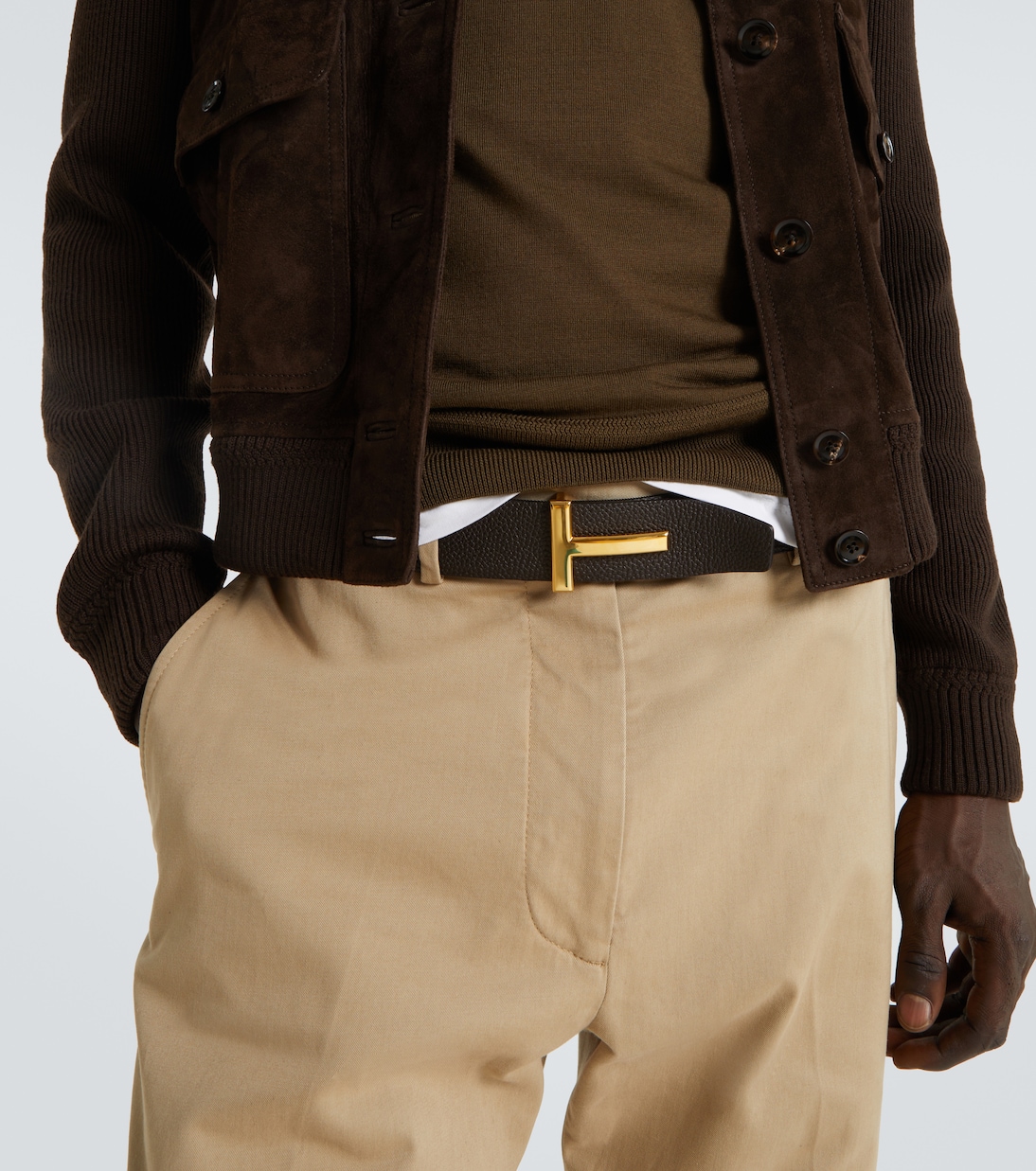 T Icon reversible leather belt | Tom Ford