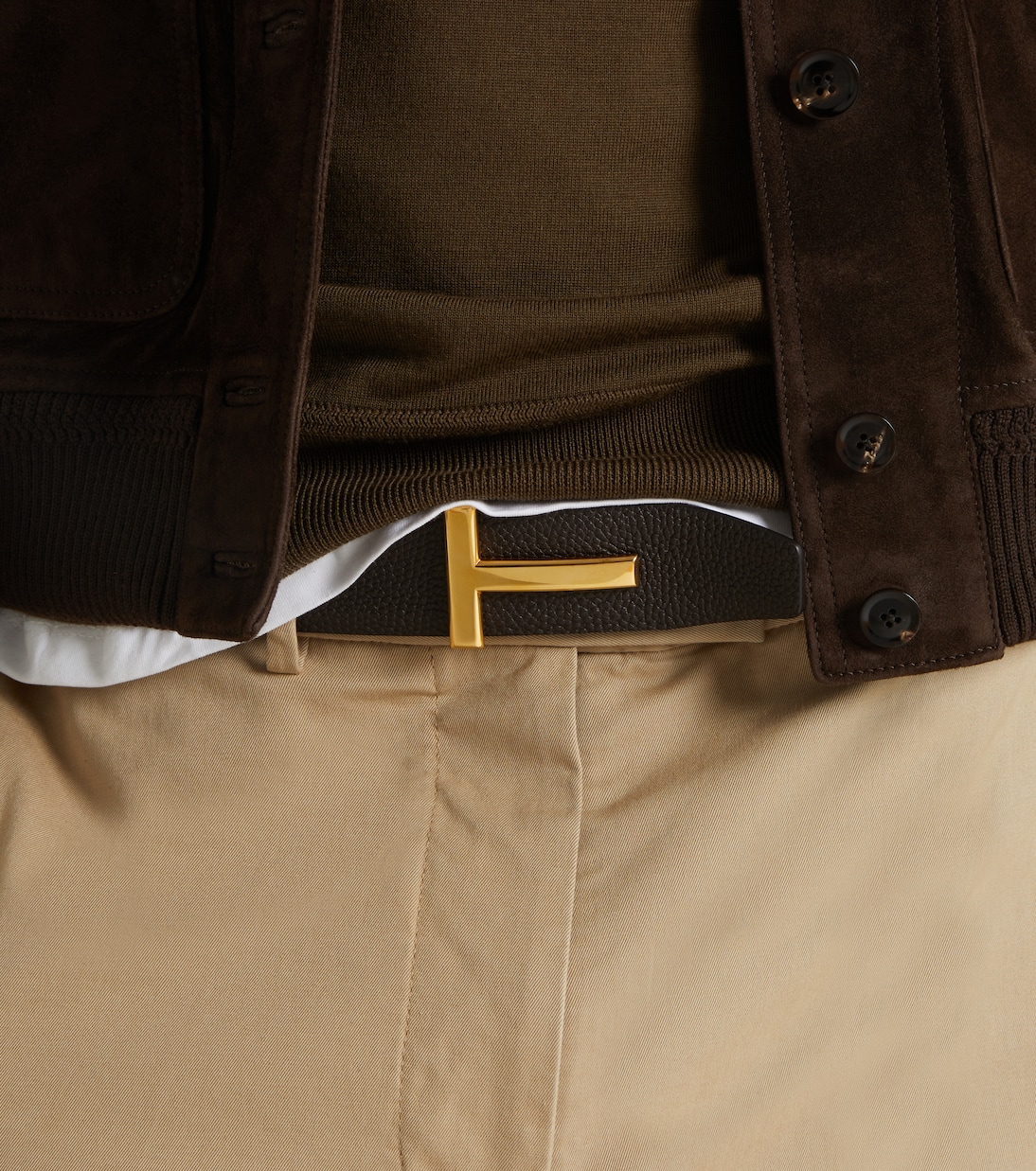 T Icon reversible leather belt | Tom Ford