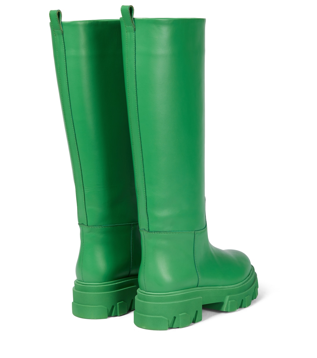 GIA X PERNILLE TEISBAEK Perni 07皮革及膝靴 | Gia Borghini