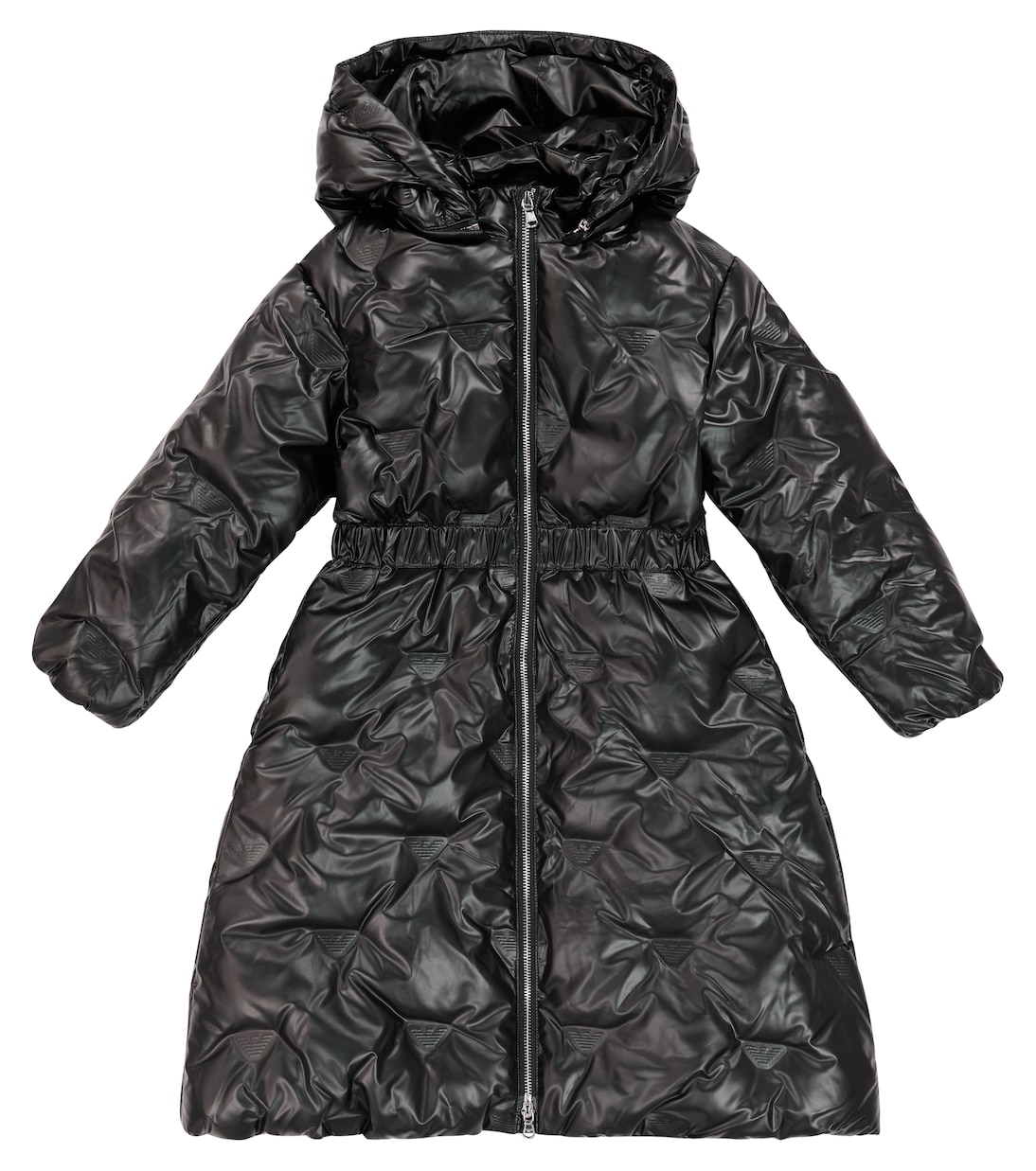 Hooded puffer coat | Emporio Armani Kids