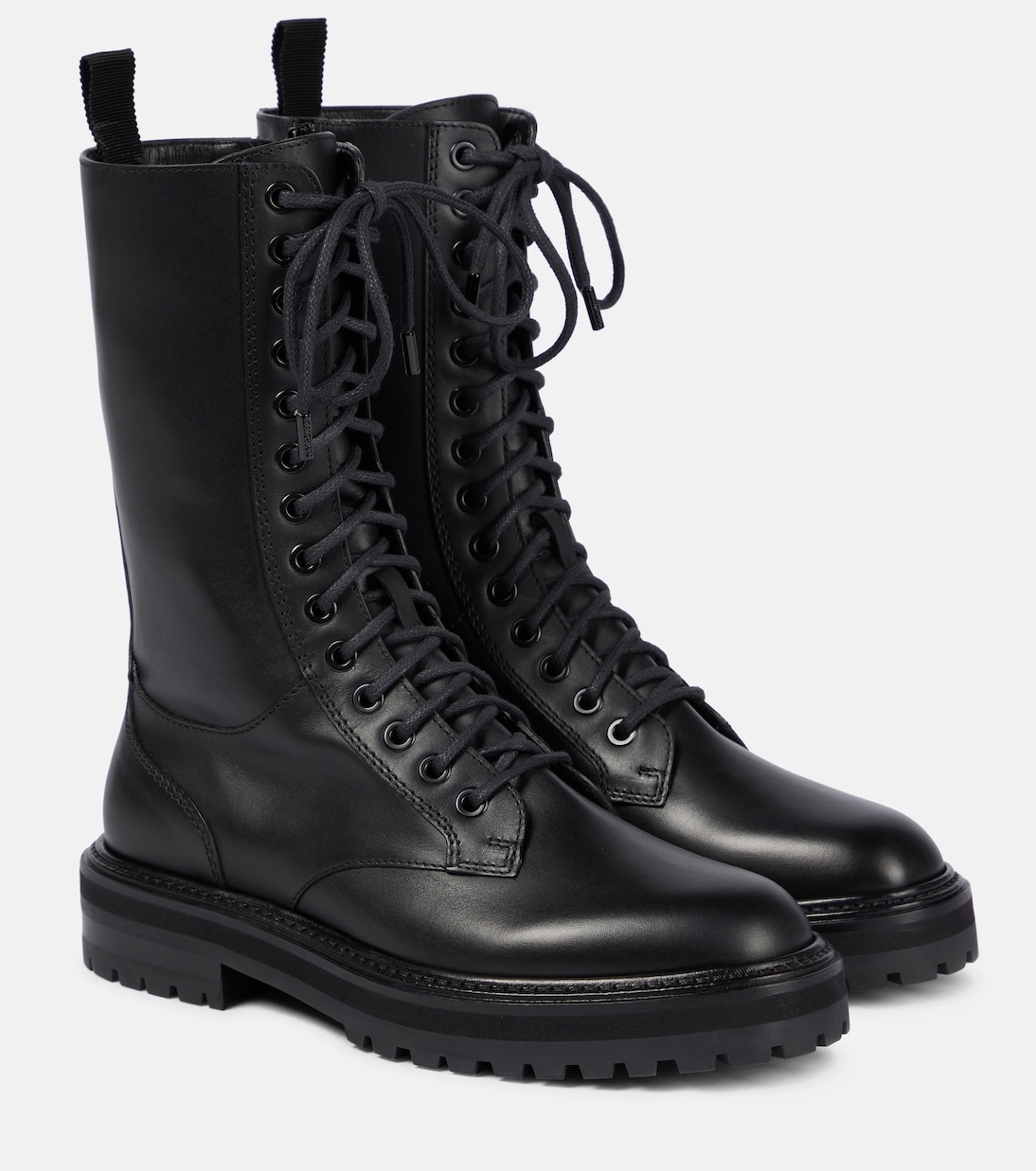 Cora leather combat boots | Jimmy Choo