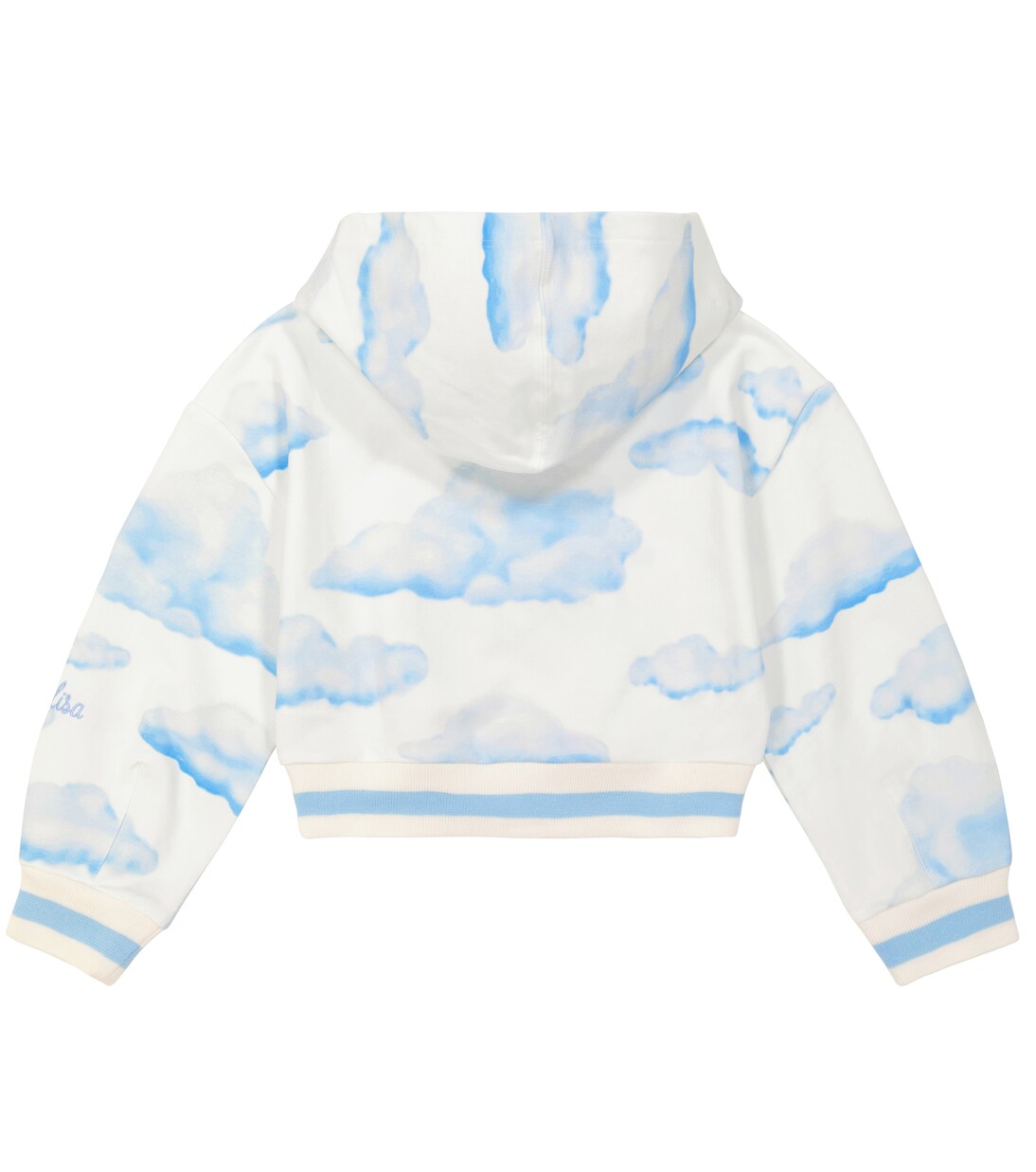 Sweat-shirt à capuche en coton mélangé | Monnalisa