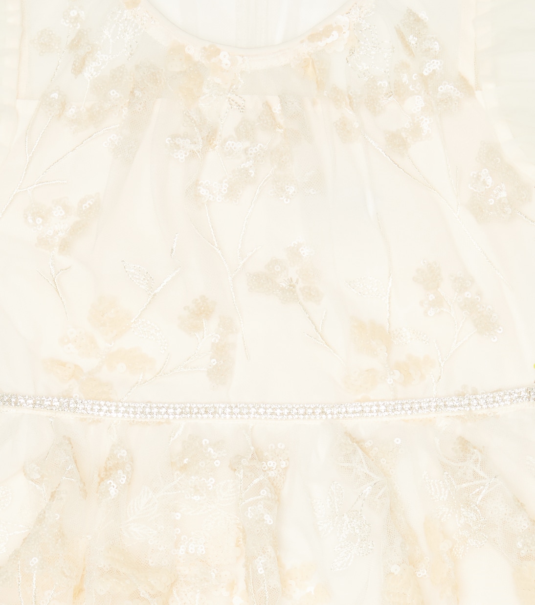 Sequined mesh dress | Self-Portrait Kids