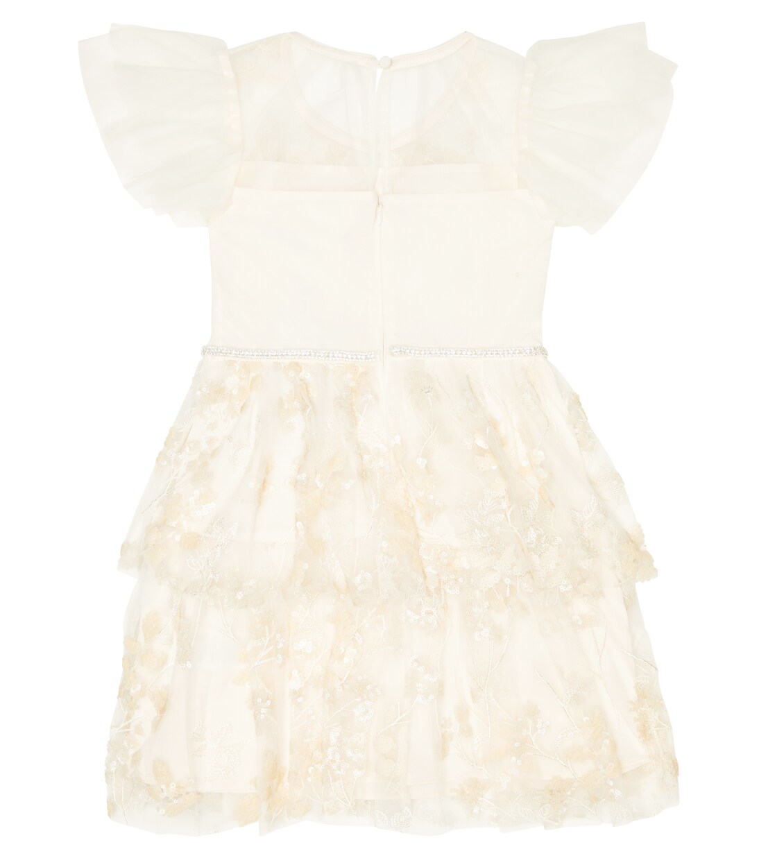 Sequined mesh dress | Self-Portrait Kids