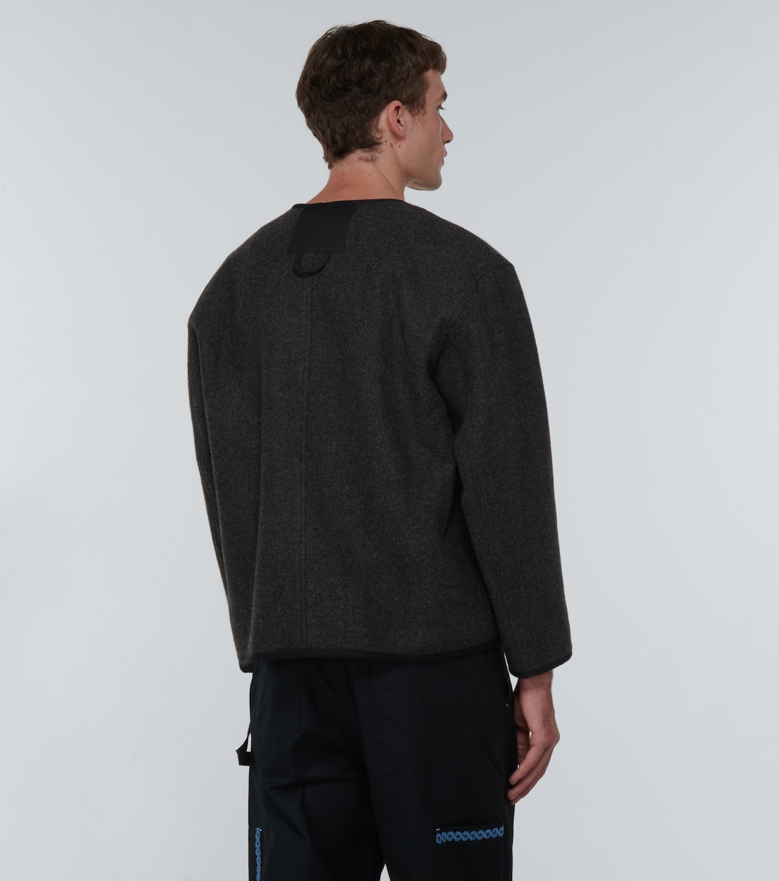 Veste brodée en laine | Adish