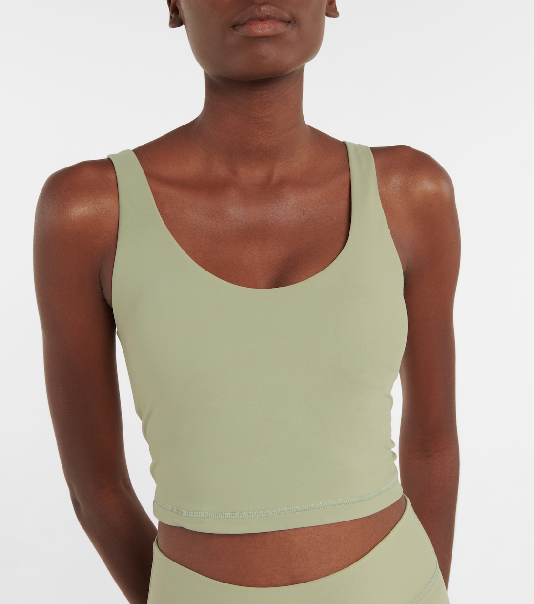Cropped-Top Peached Tess | The Upside