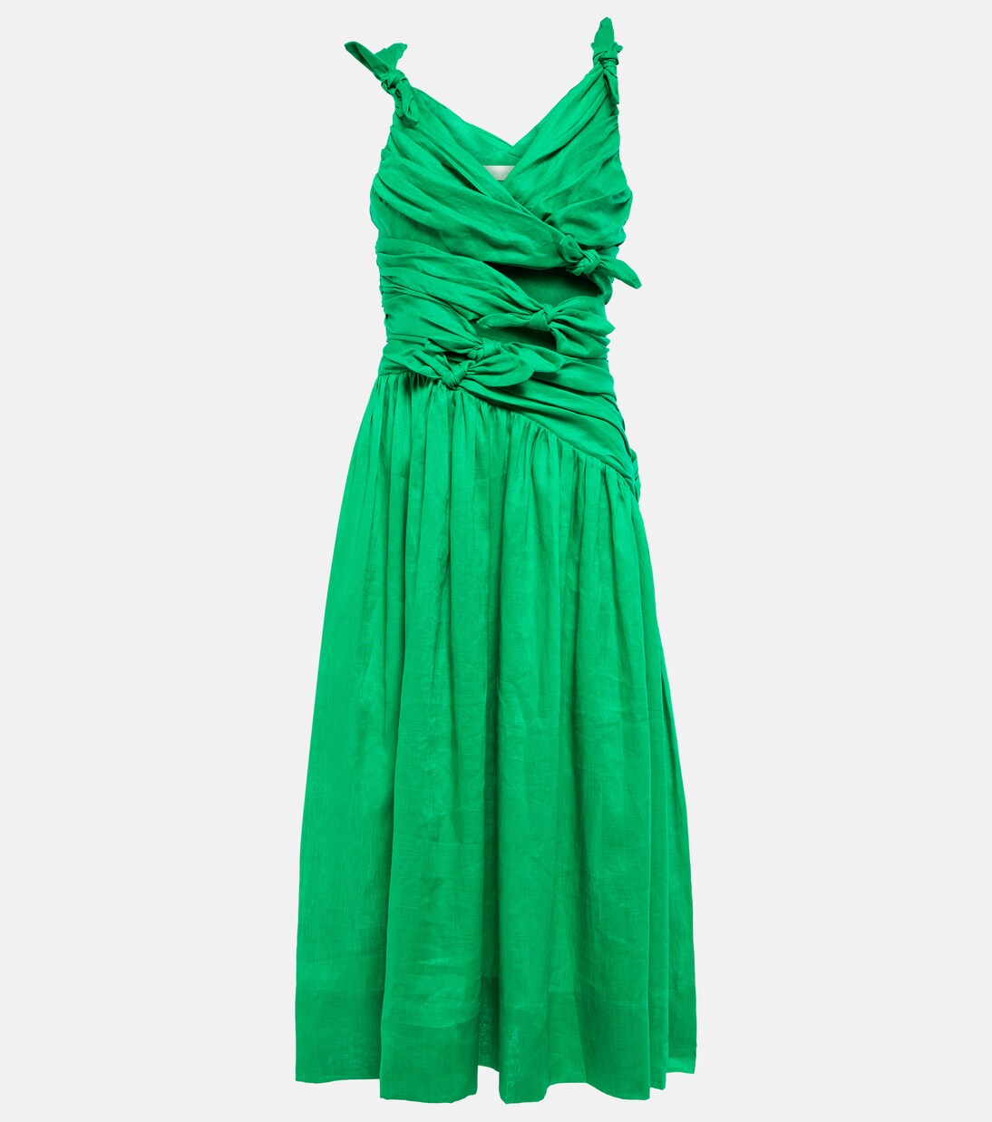 Robe midi Tiggy en lin | Zimmermann