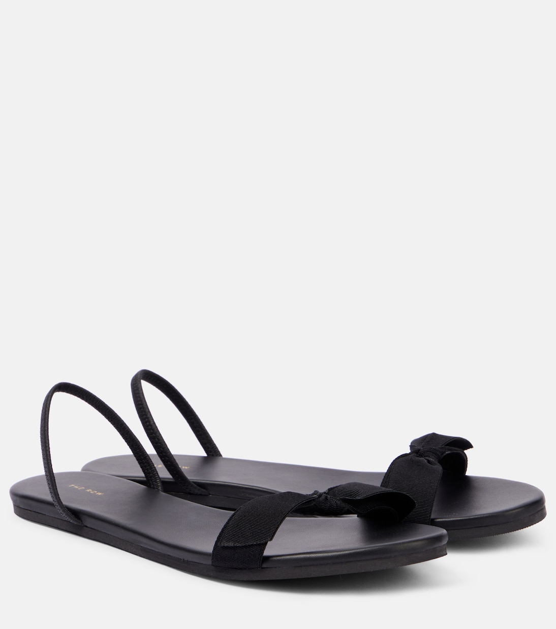 Slingback-Sandalen Bow mit Leder | The Row