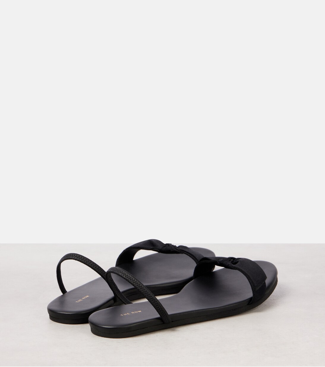 Slingback-Sandalen Bow mit Leder | The Row