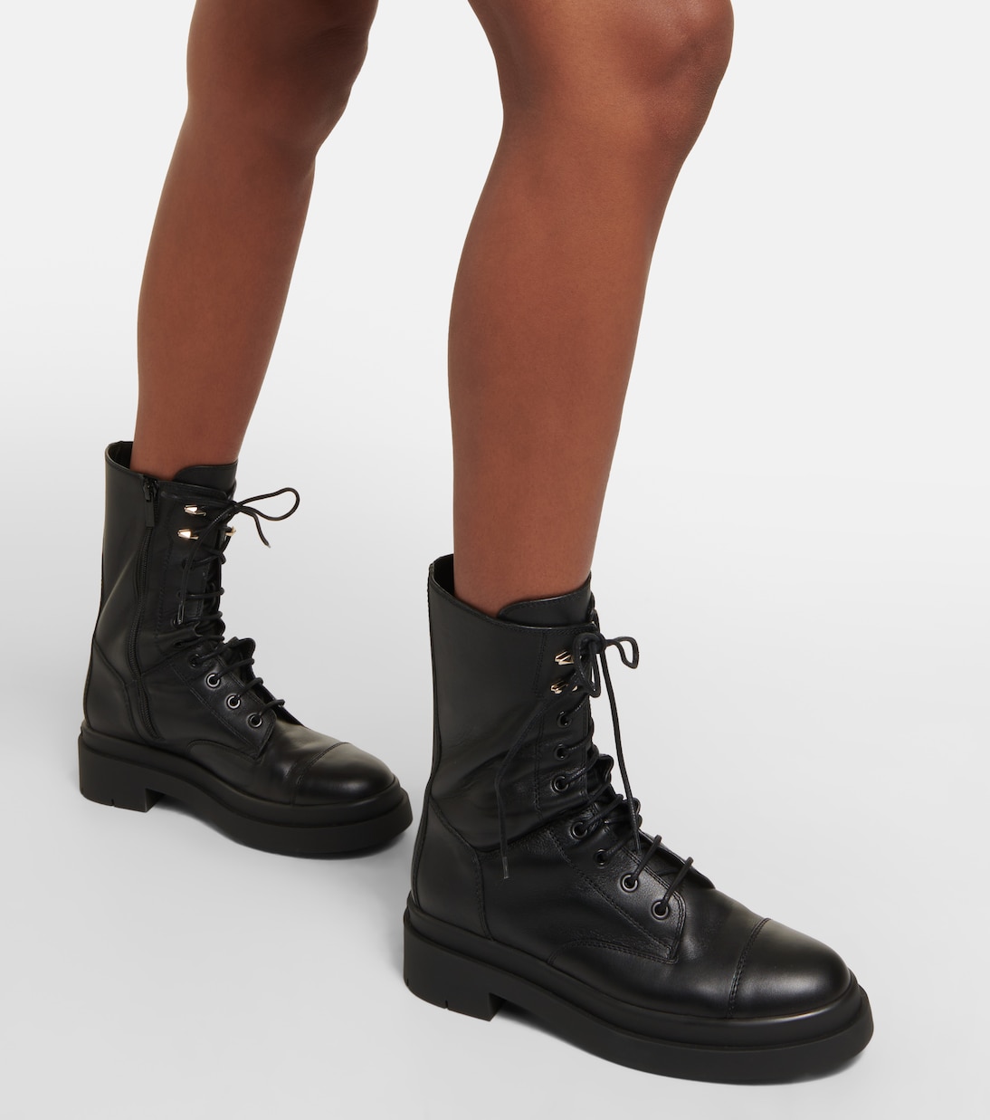 Nari leather mid-calf boots | Jimmy Choo