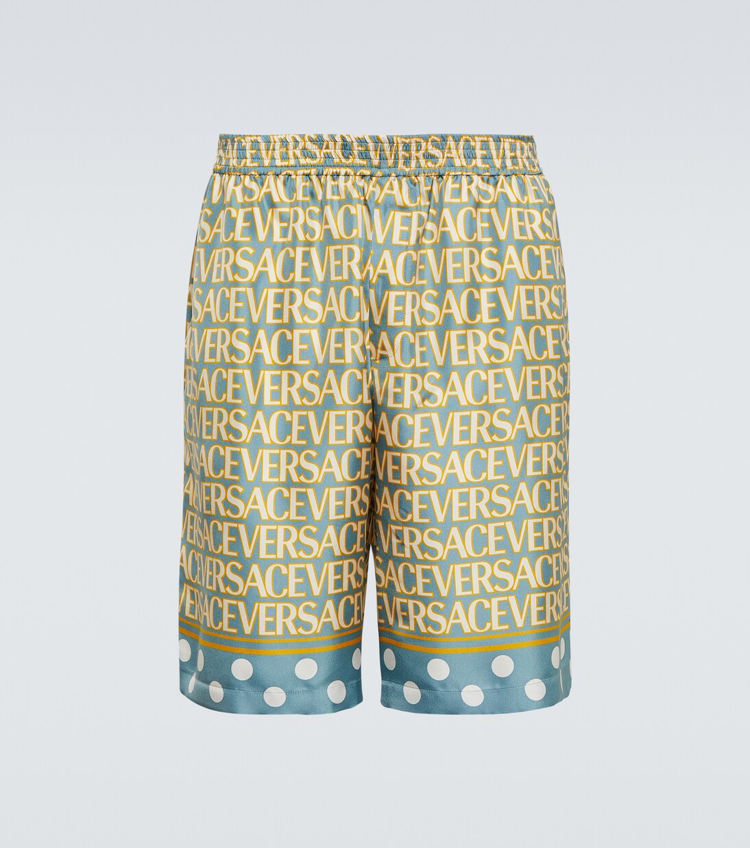 Versace Allover silk shorts | Versace