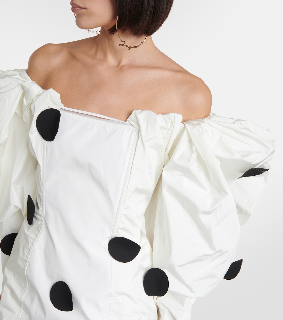 La Robe Taffetas polka-dot minidress | Jacquemus