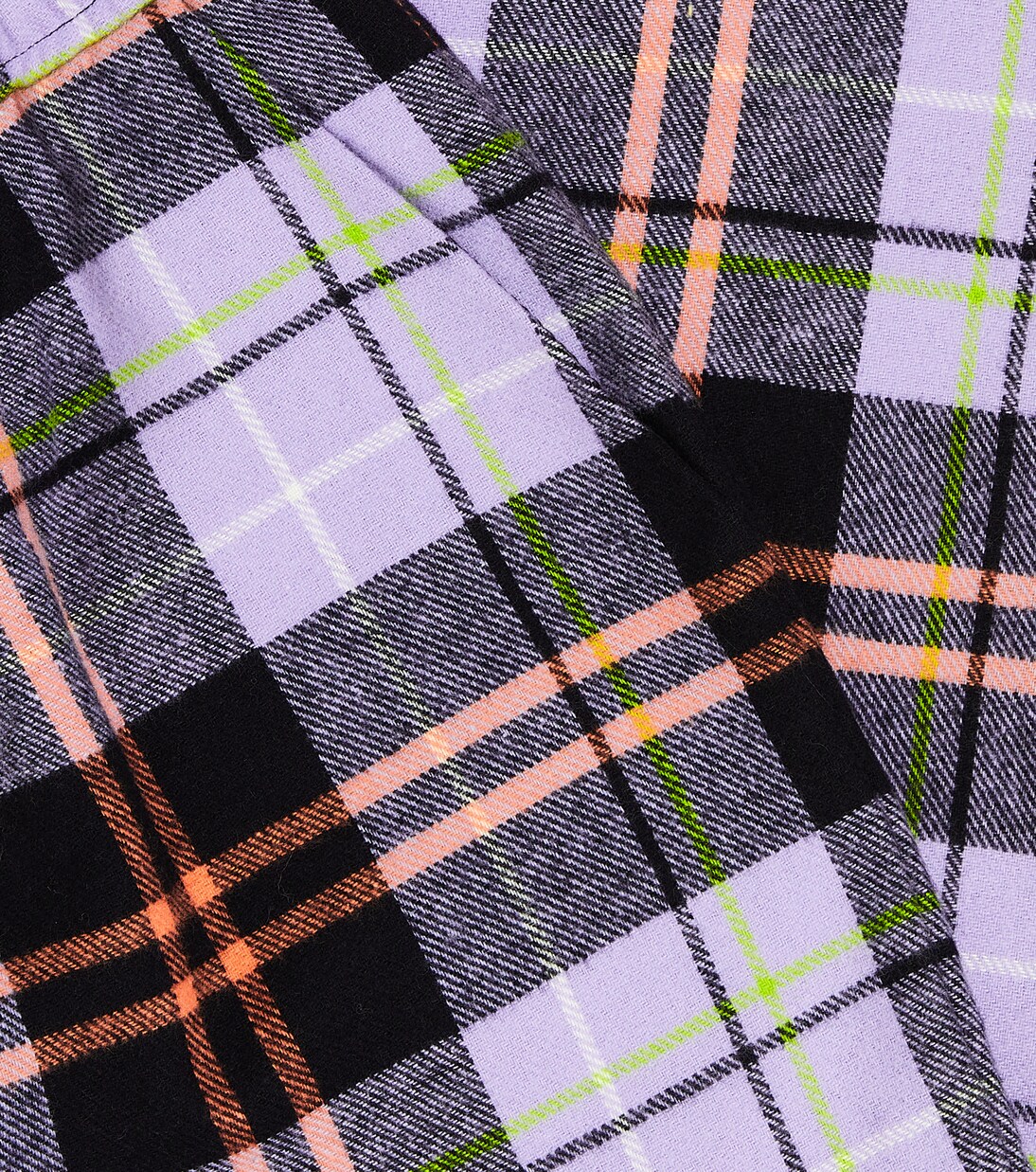 Pantalones rectos de algodón a cuadros | Paade Mode