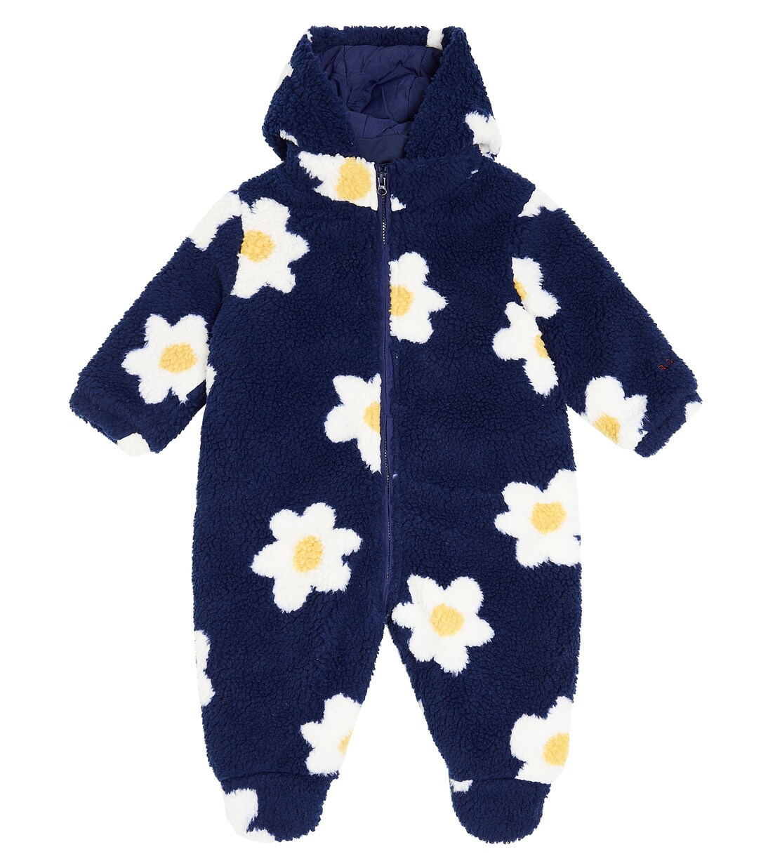 Baby floral hooded onesie | Bobo Choses