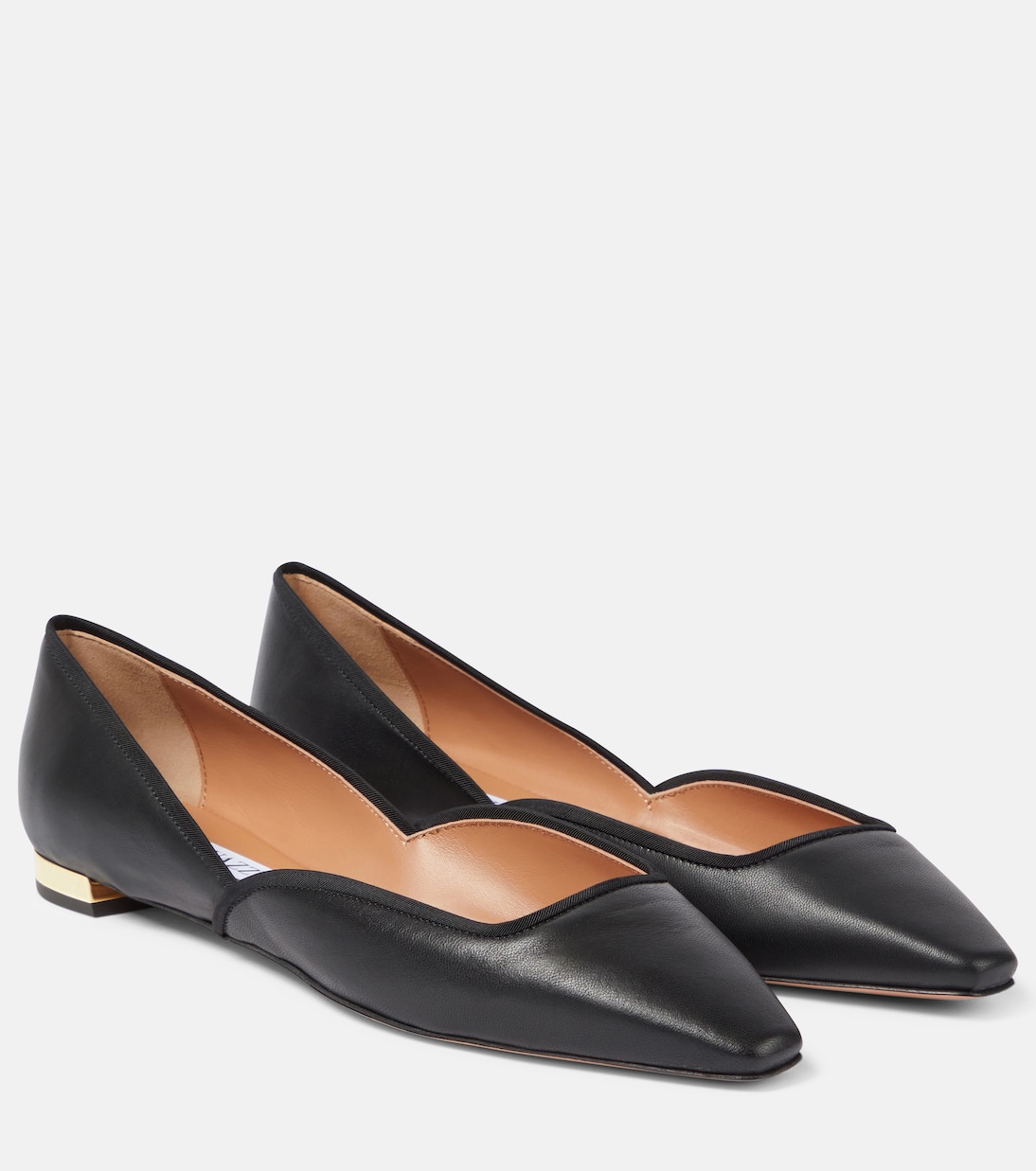 Maia leather ballet flats | Aquazzura
